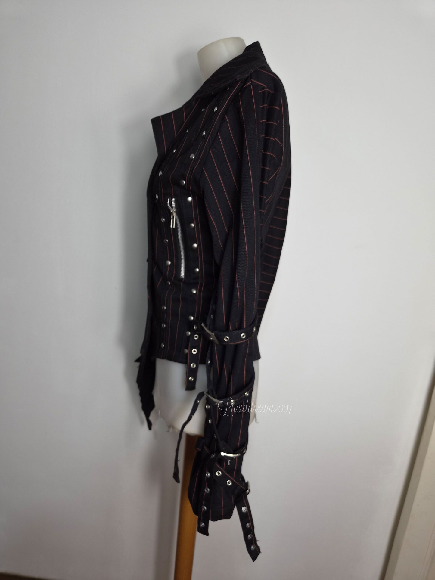 Veste rayée à sangles Criminal Damage