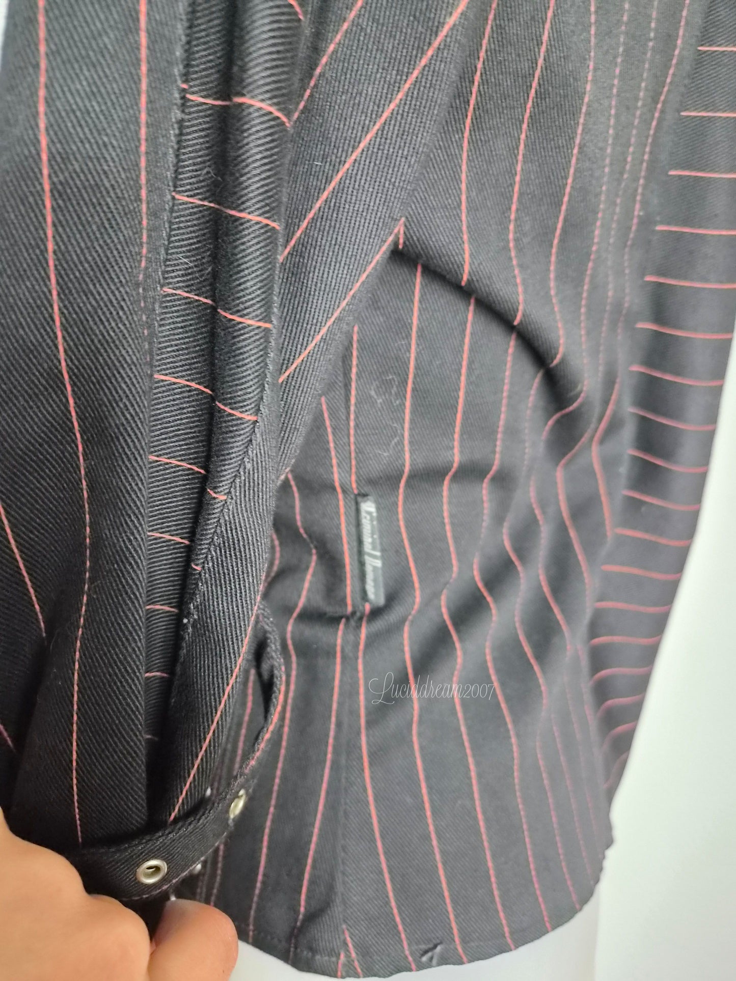 Veste rayée à sangles Criminal Damage