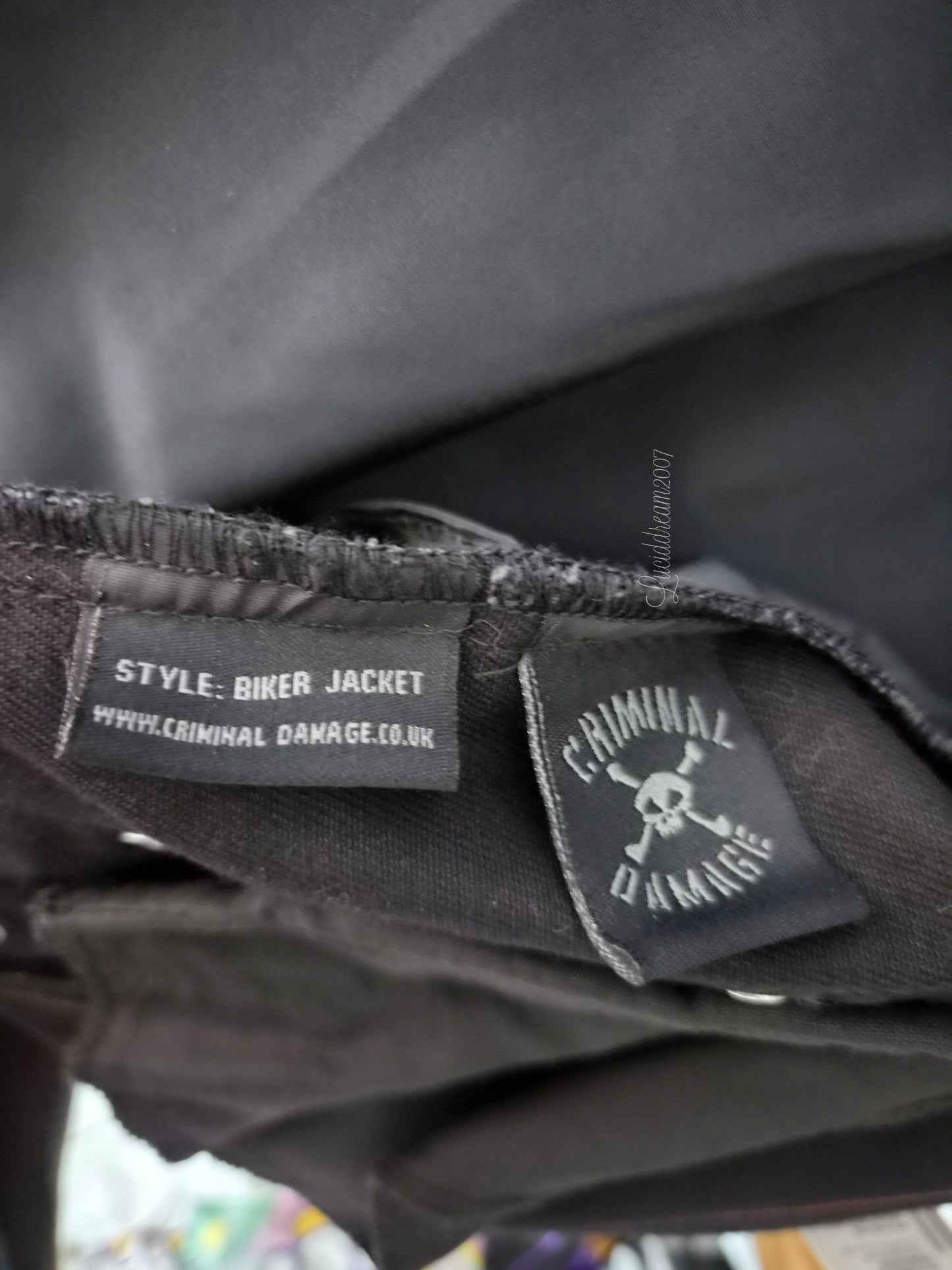 Veste rayée à sangles Criminal Damage
