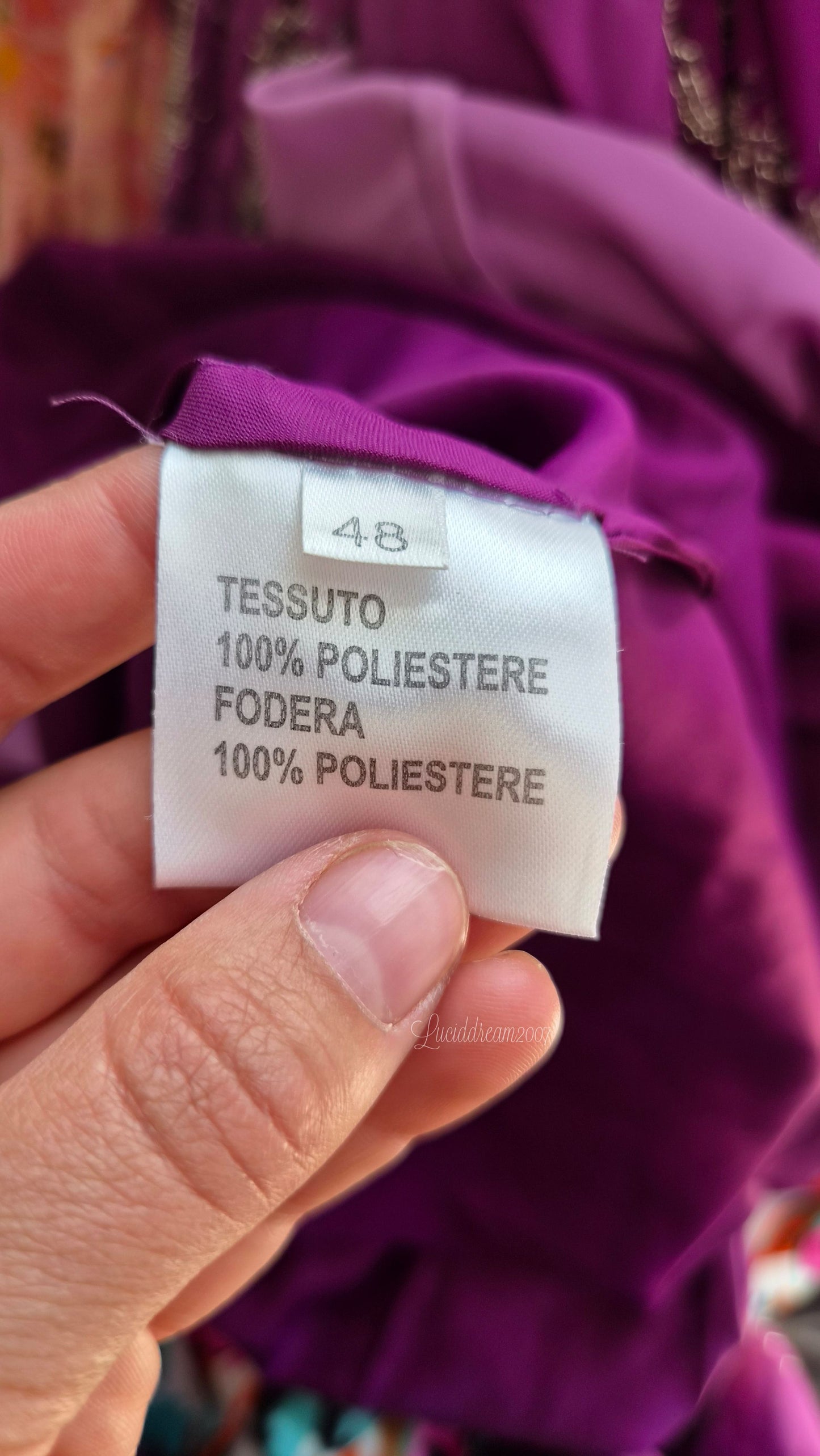 Robe dos nu violette brodée