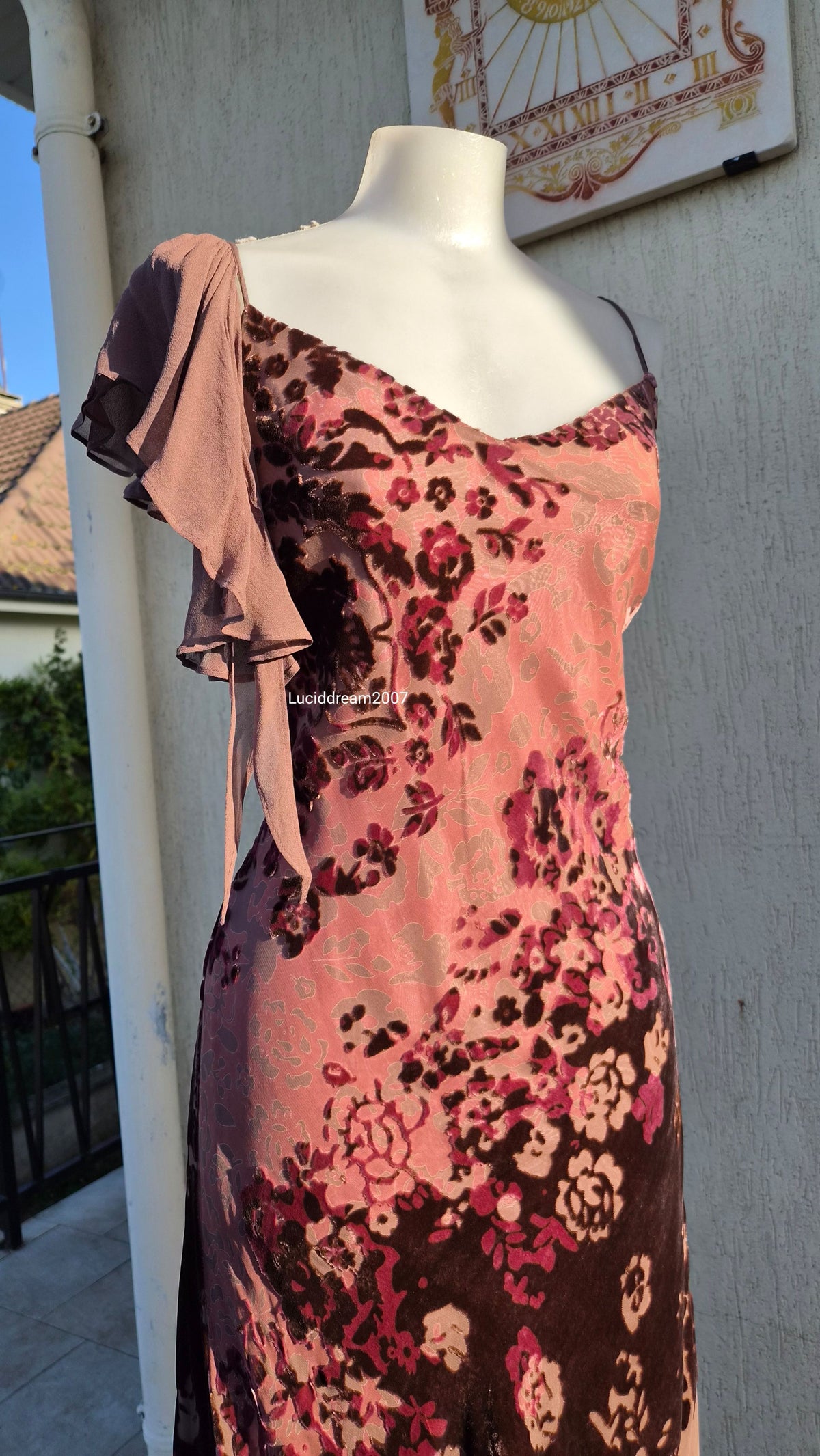 Robe motif velours Monsoon