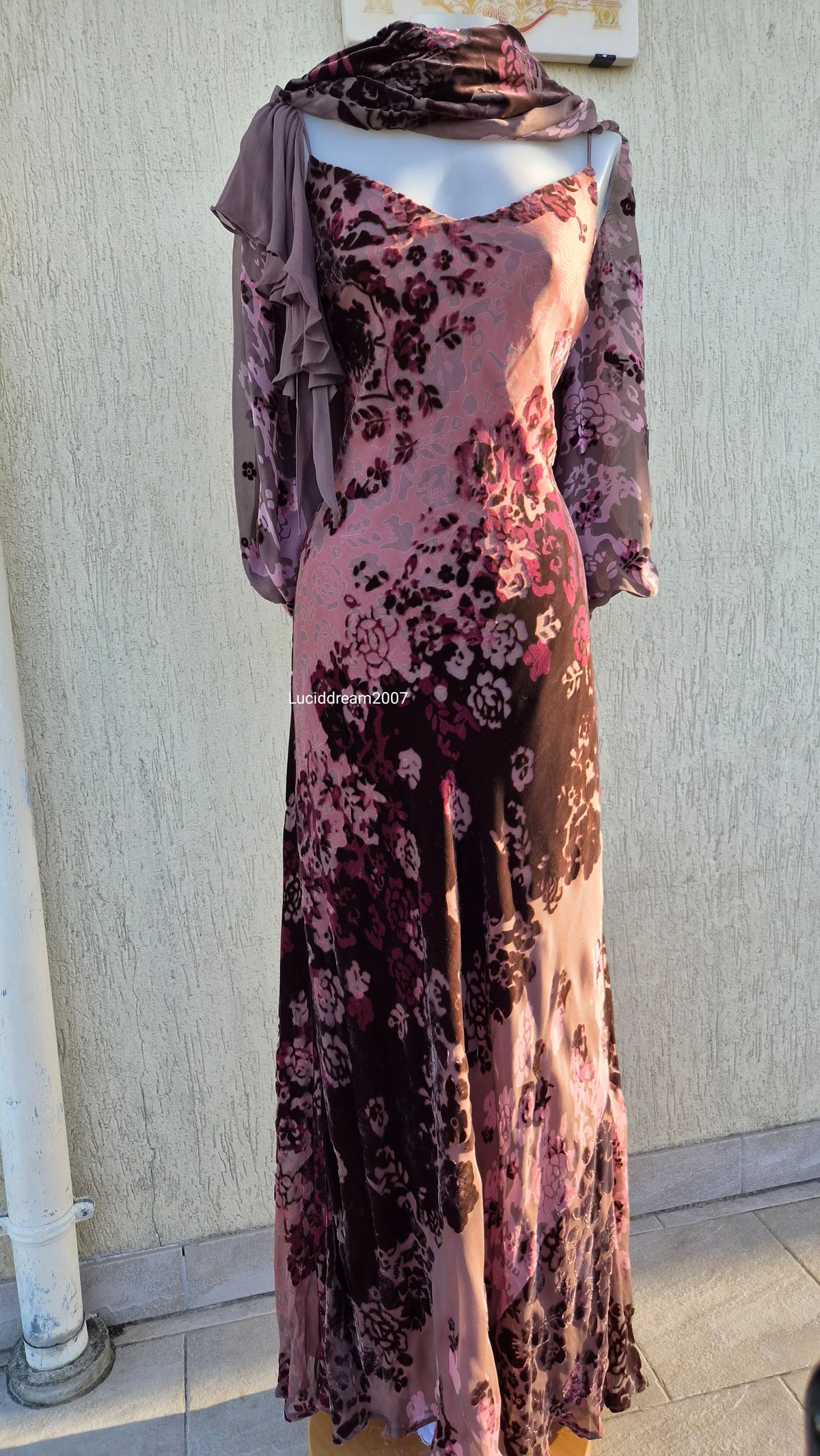 Robe motif velours Monsoon