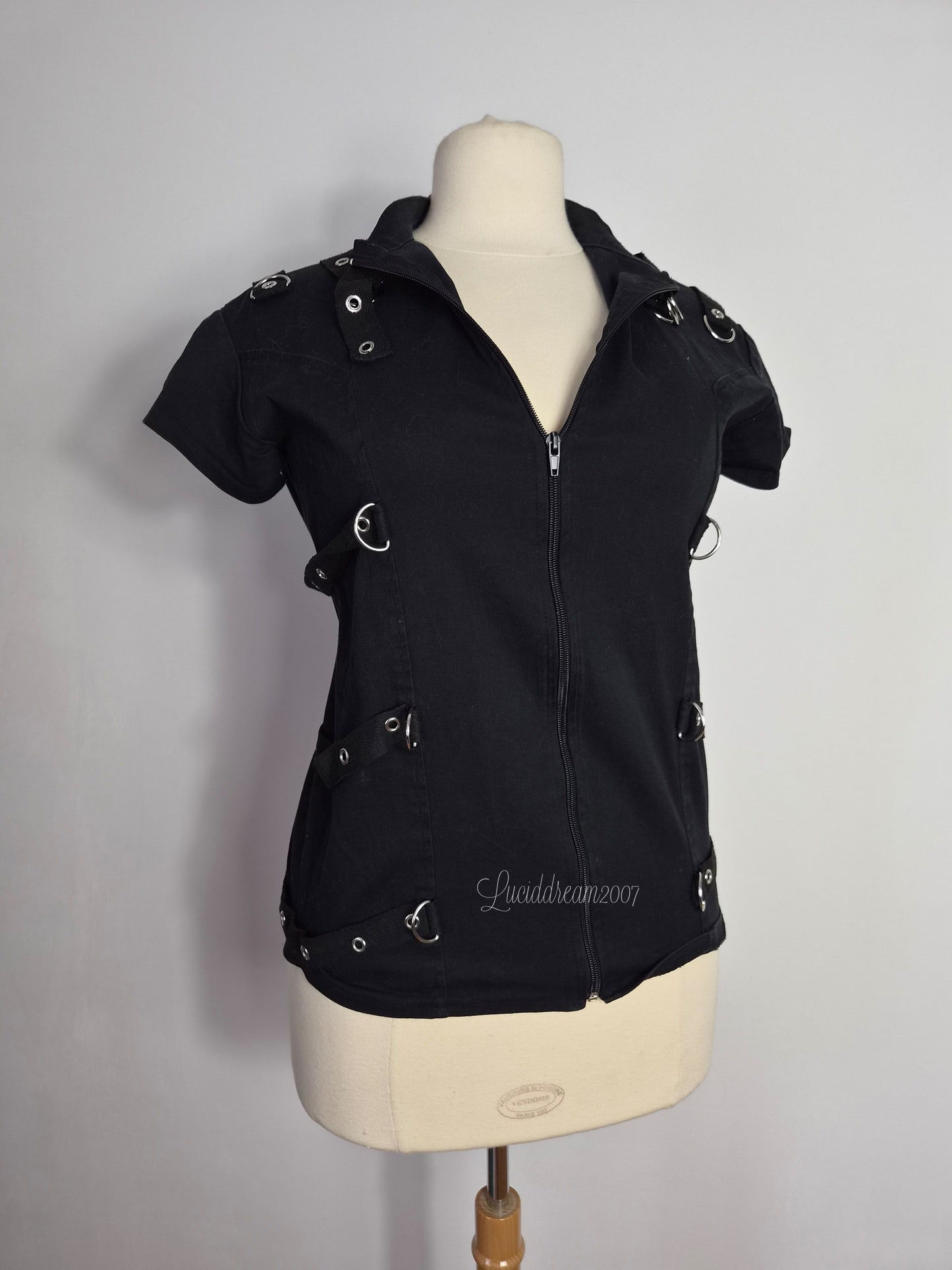 Haut noir Phaze Clothing