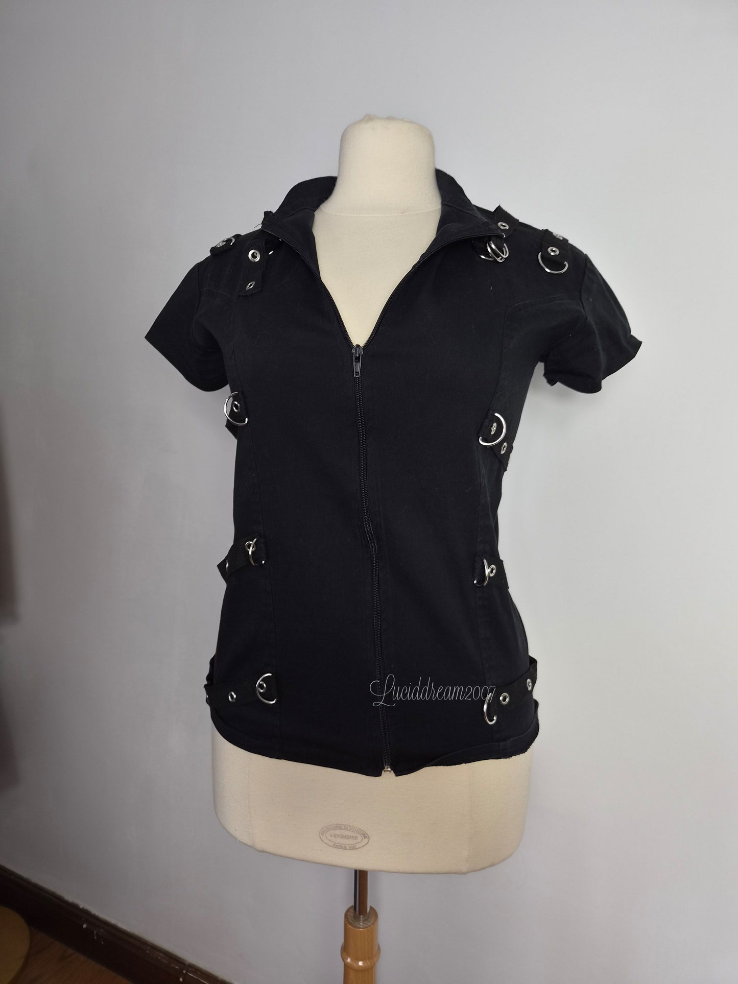 Haut noir Phaze Clothing