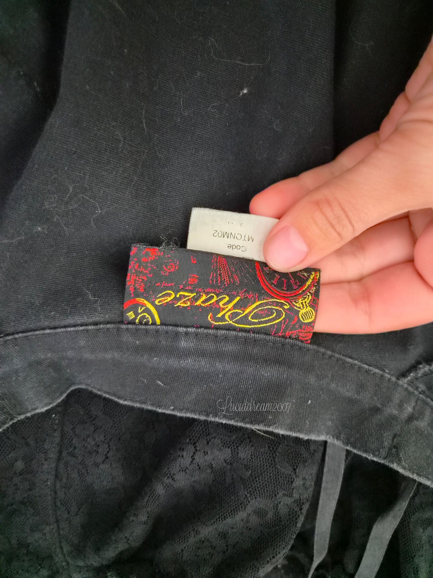 Haut noir Phaze Clothing