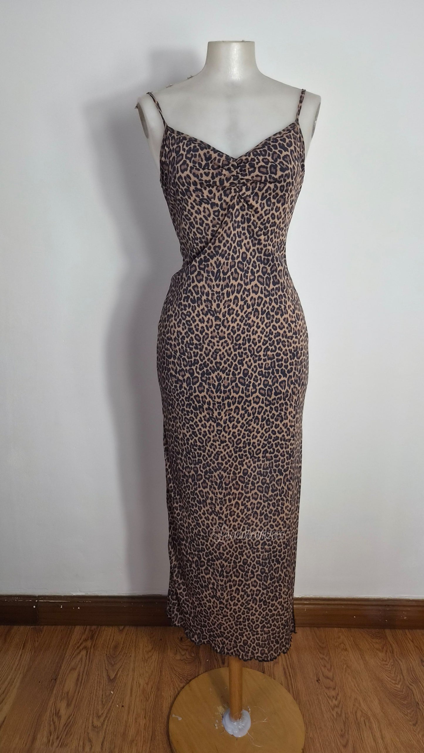 Robe dos nu léopard Zone Bleue