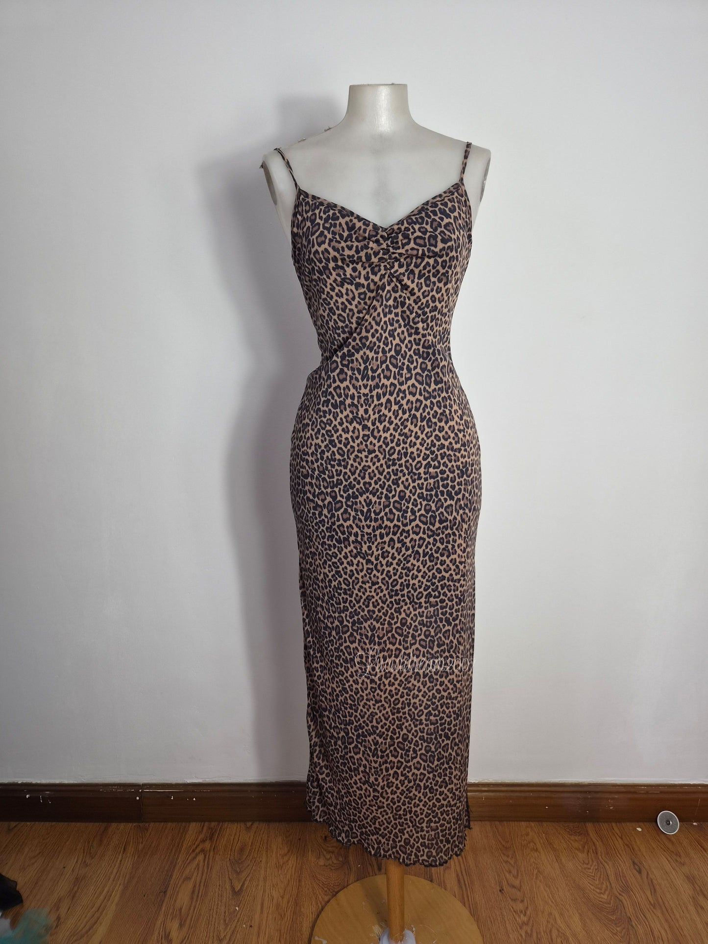 Robe dos nu léopard Zone Bleue