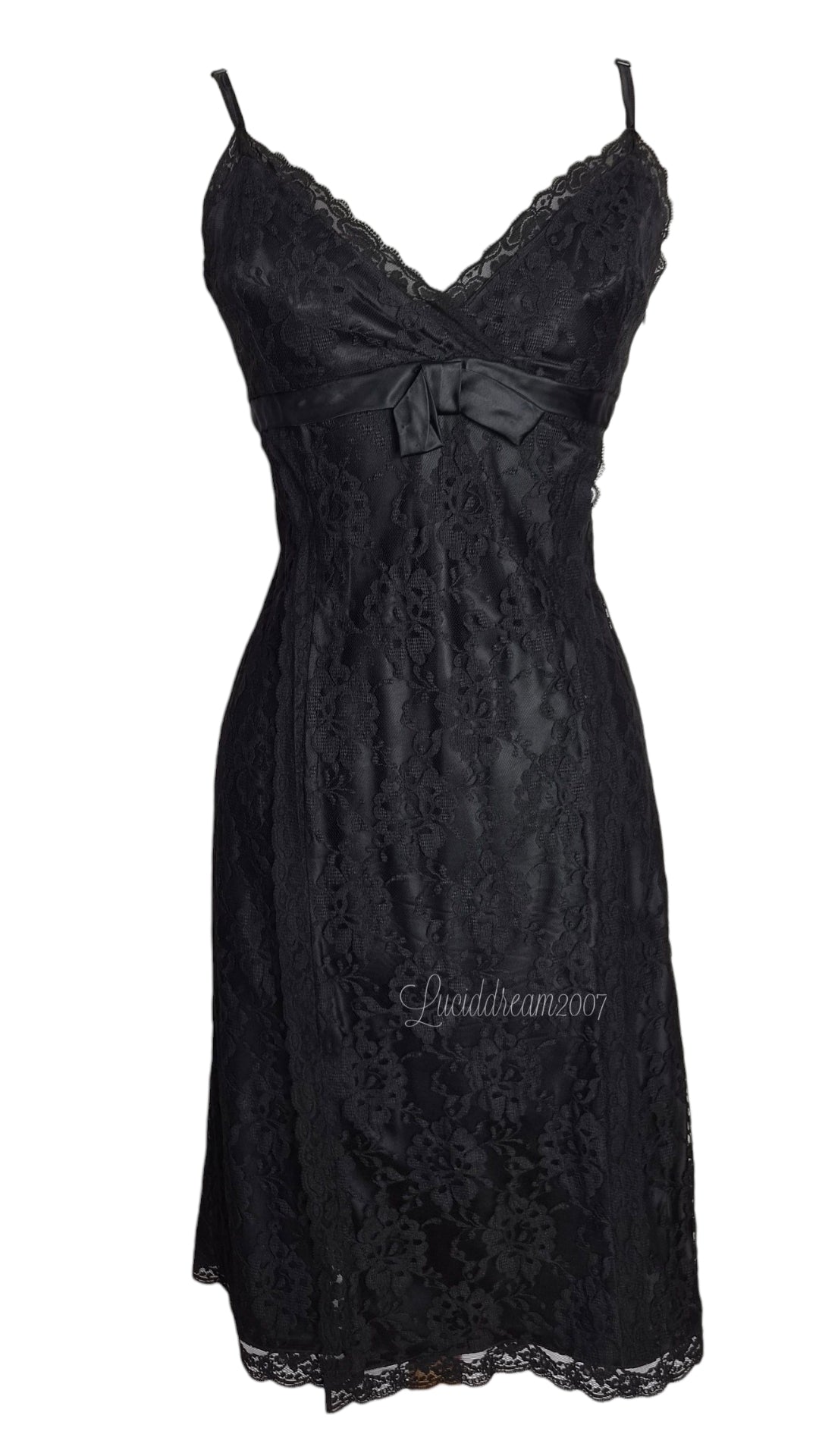 Black lace dress