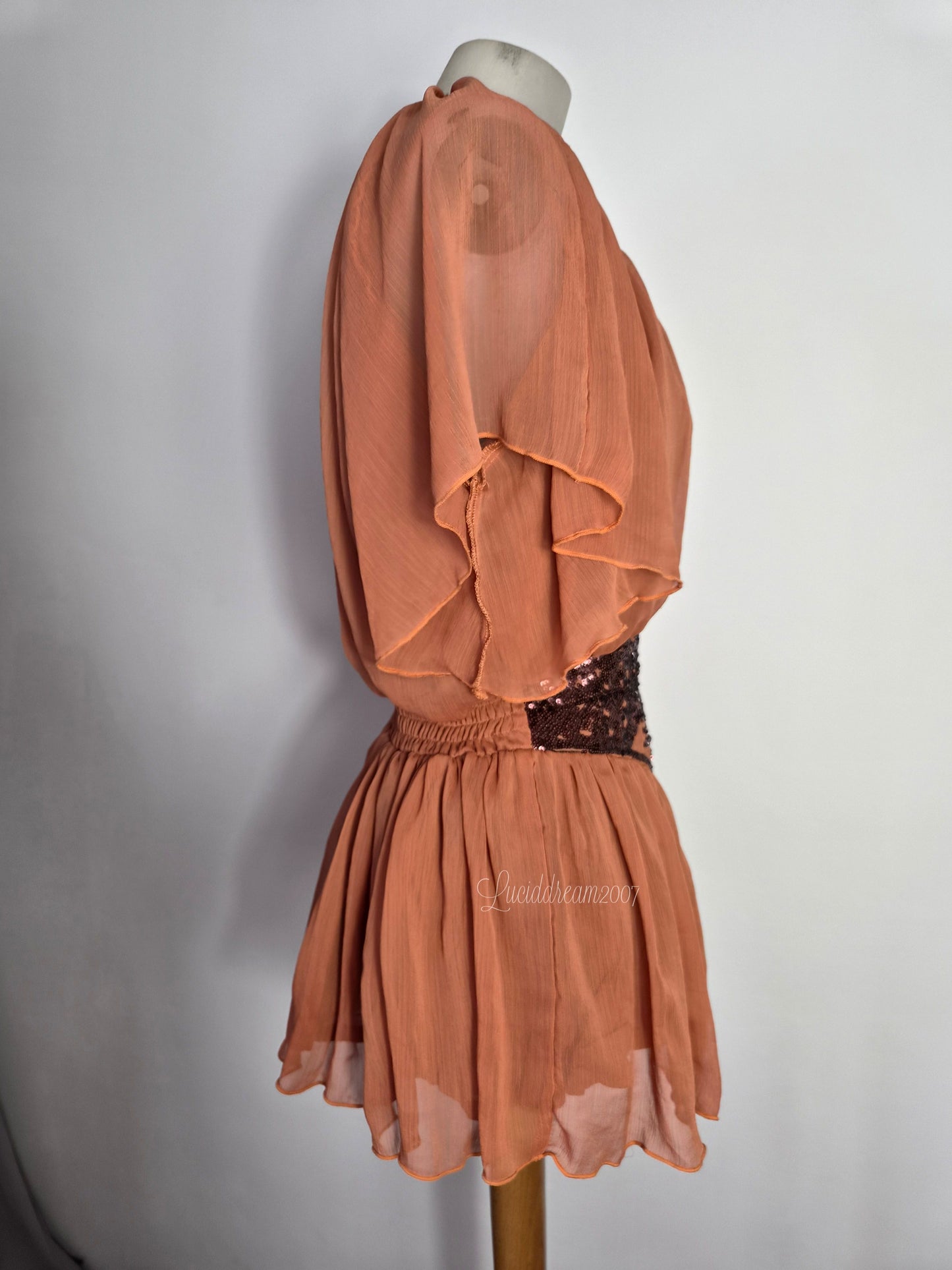 Haut en voile orange Morgan de Toi