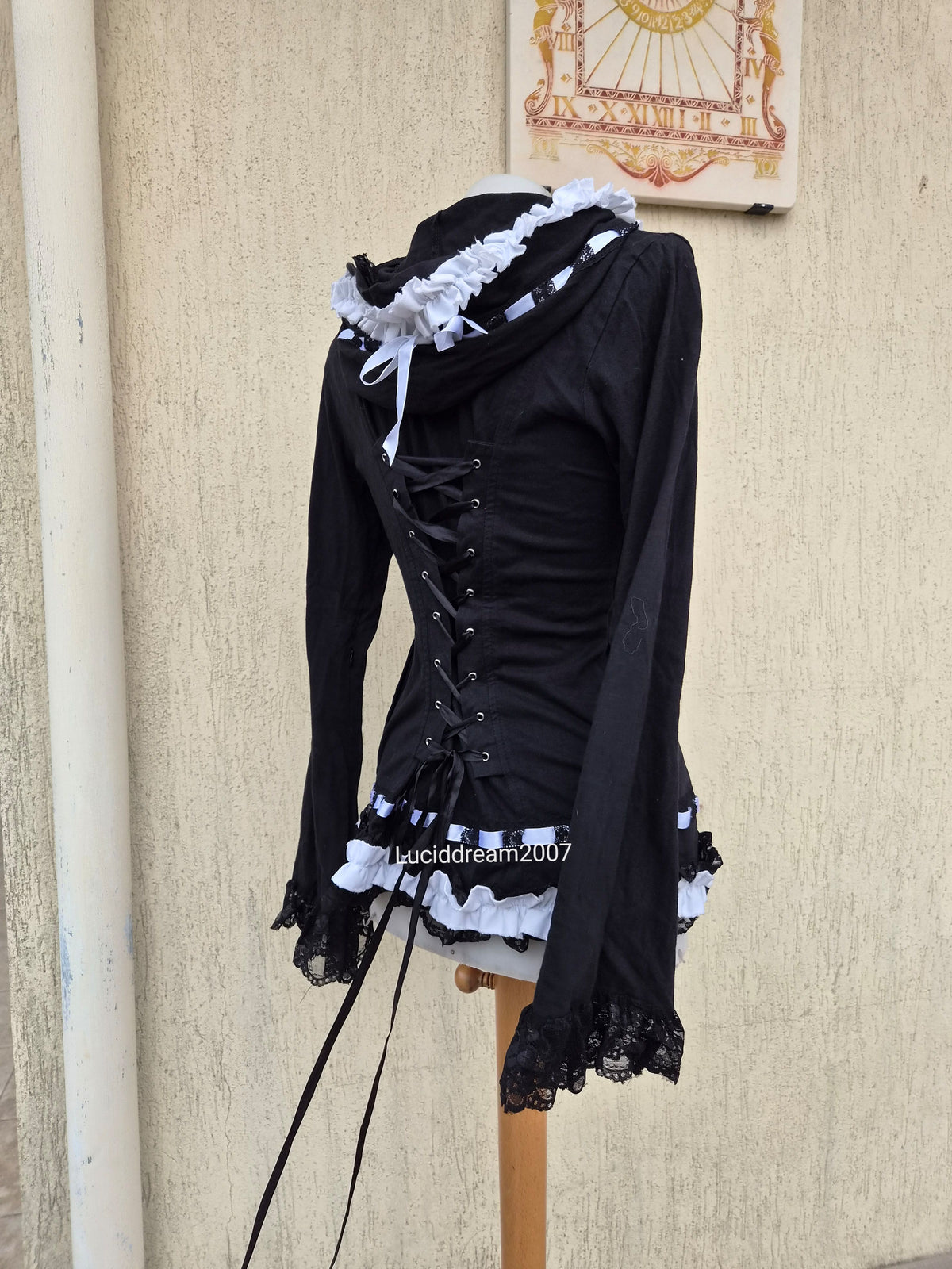 Poizen Industries lace and satin vest