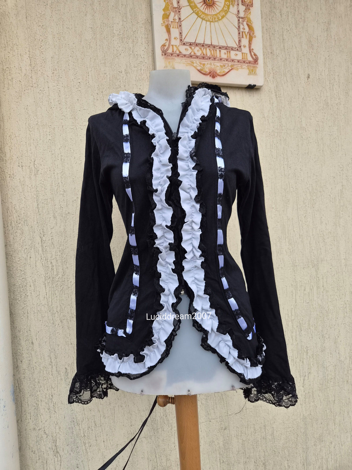 Poizen Industries lace and satin vest