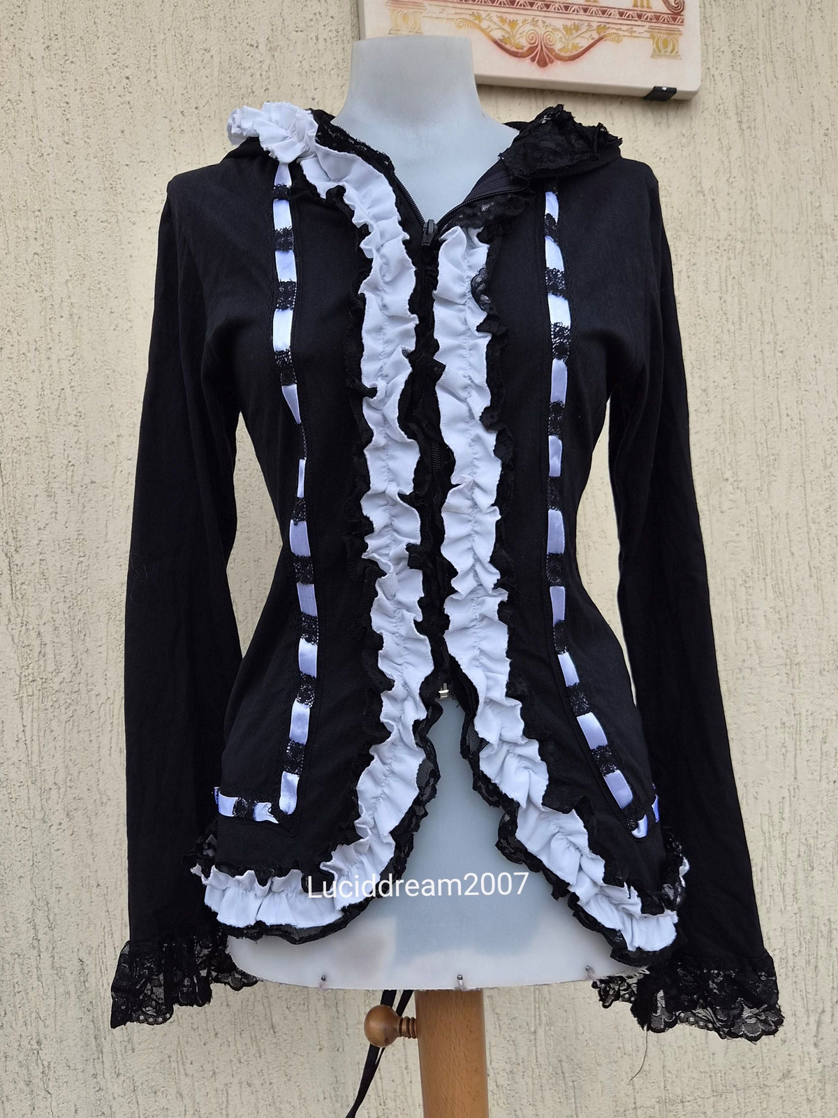 Poizen Industries lace and satin vest