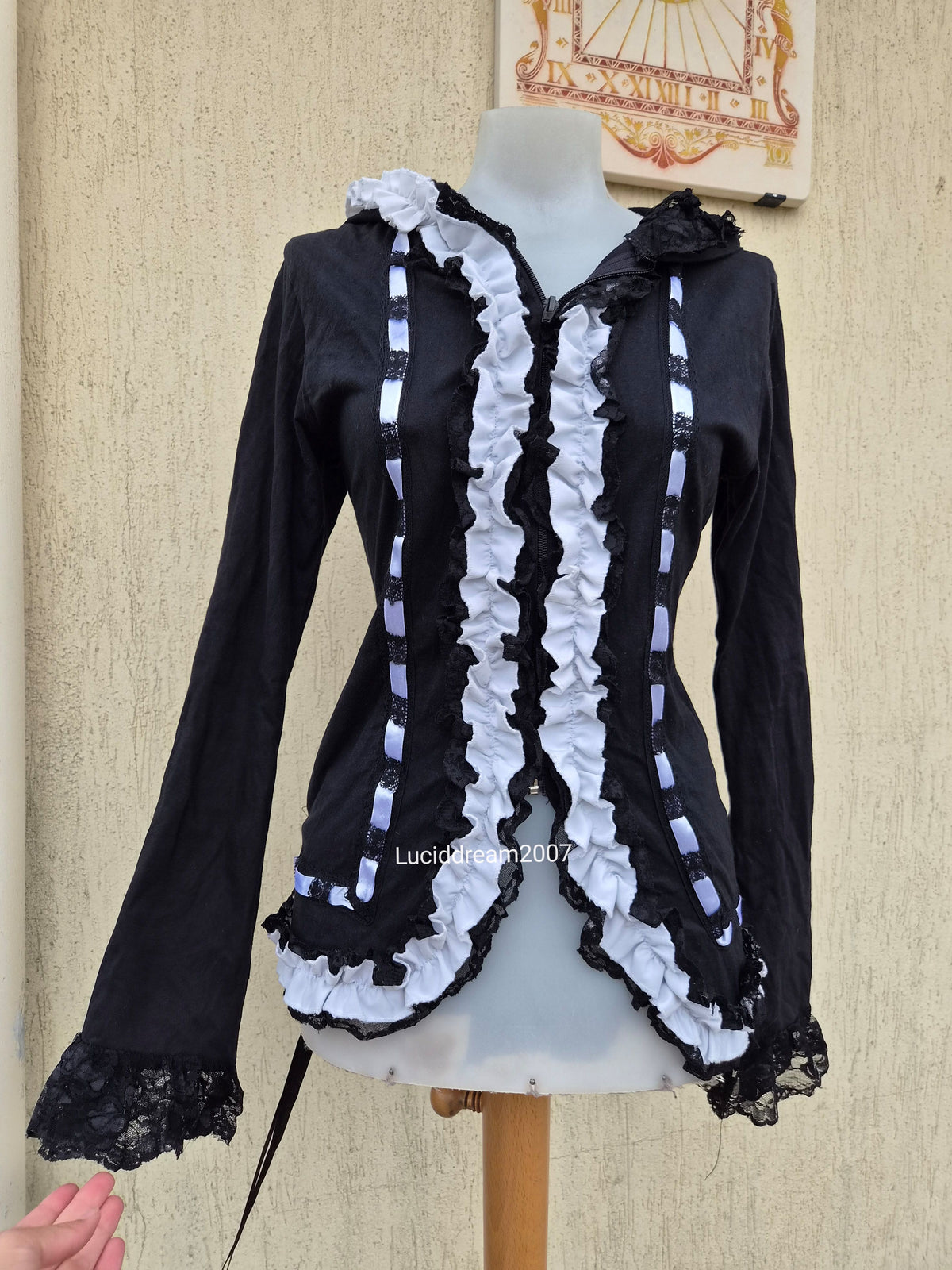 Poizen Industries lace and satin vest