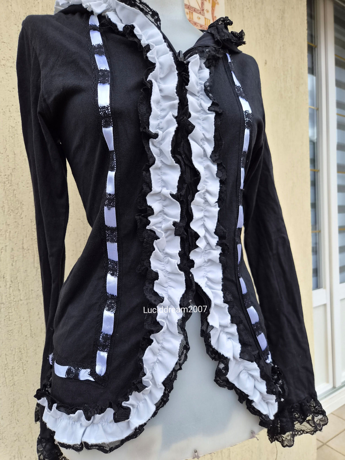 Poizen Industries lace and satin vest