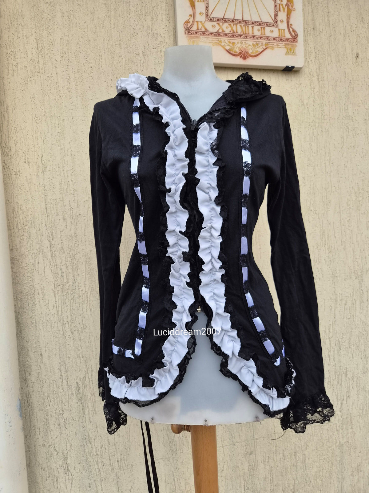 Poizen Industries lace and satin vest