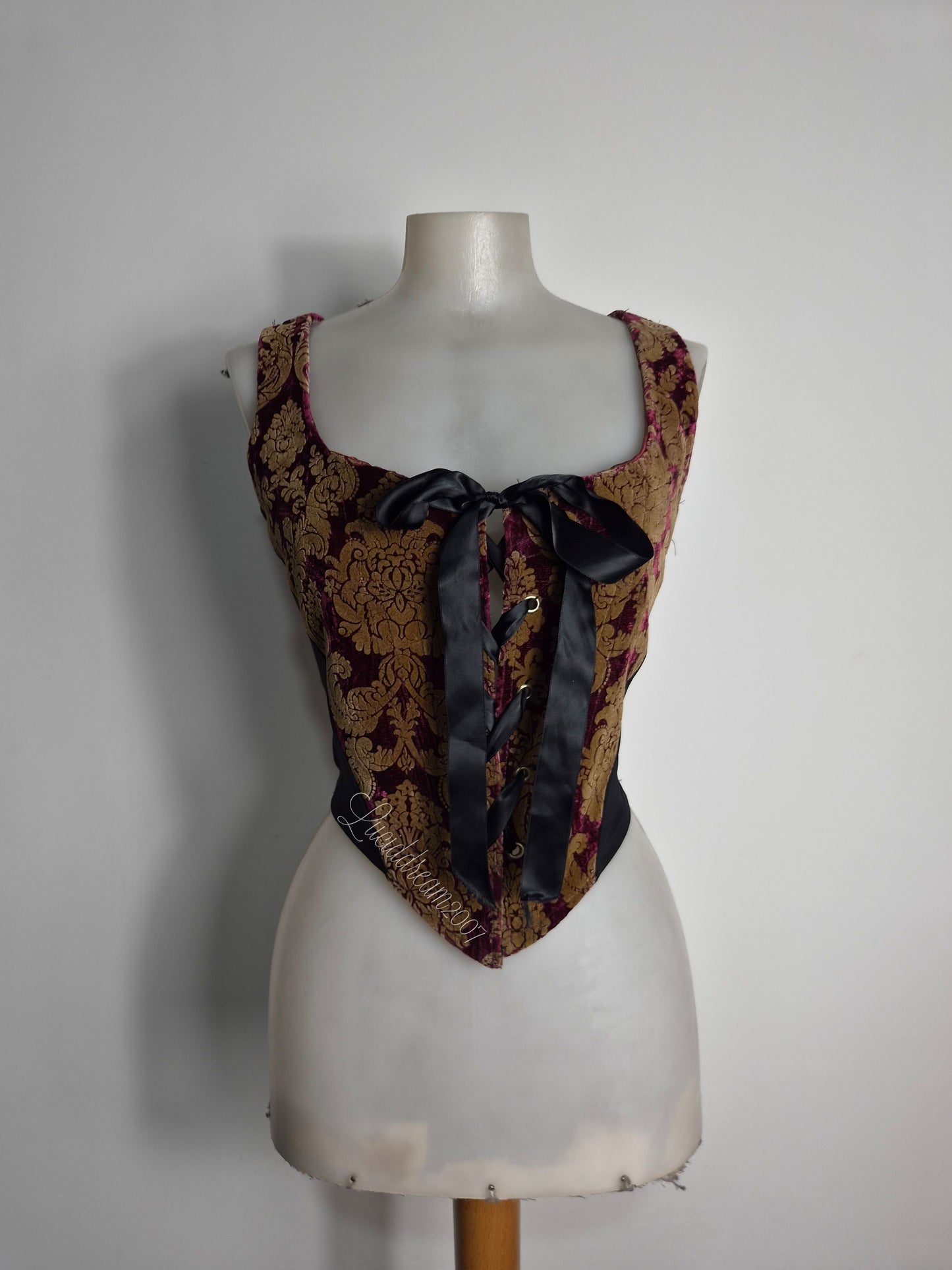 Raven corset top