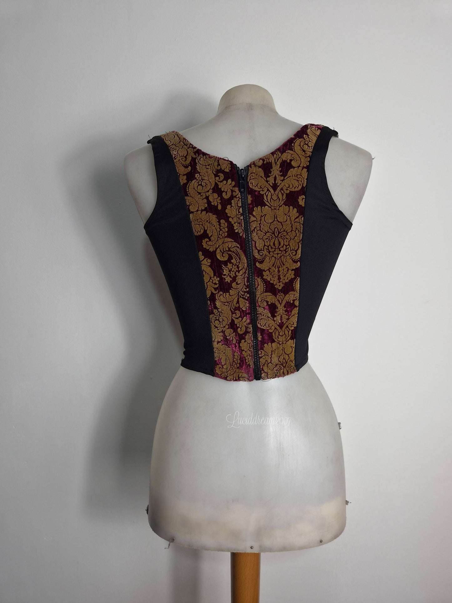 Raven corset top