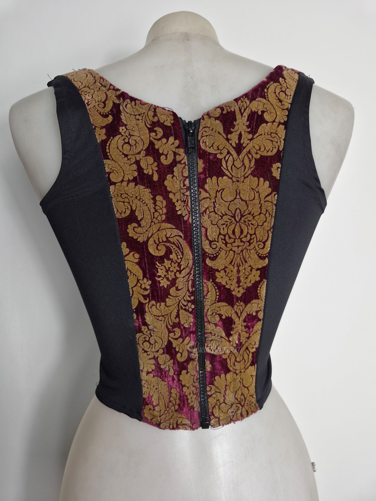 Raven corset top