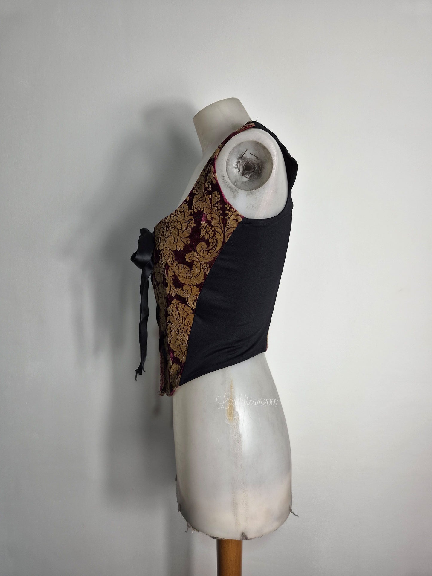 Raven corset top
