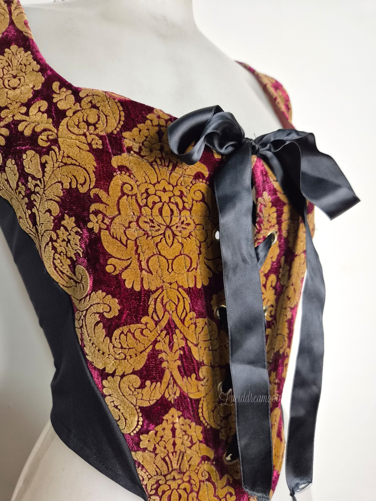 Raven corset top