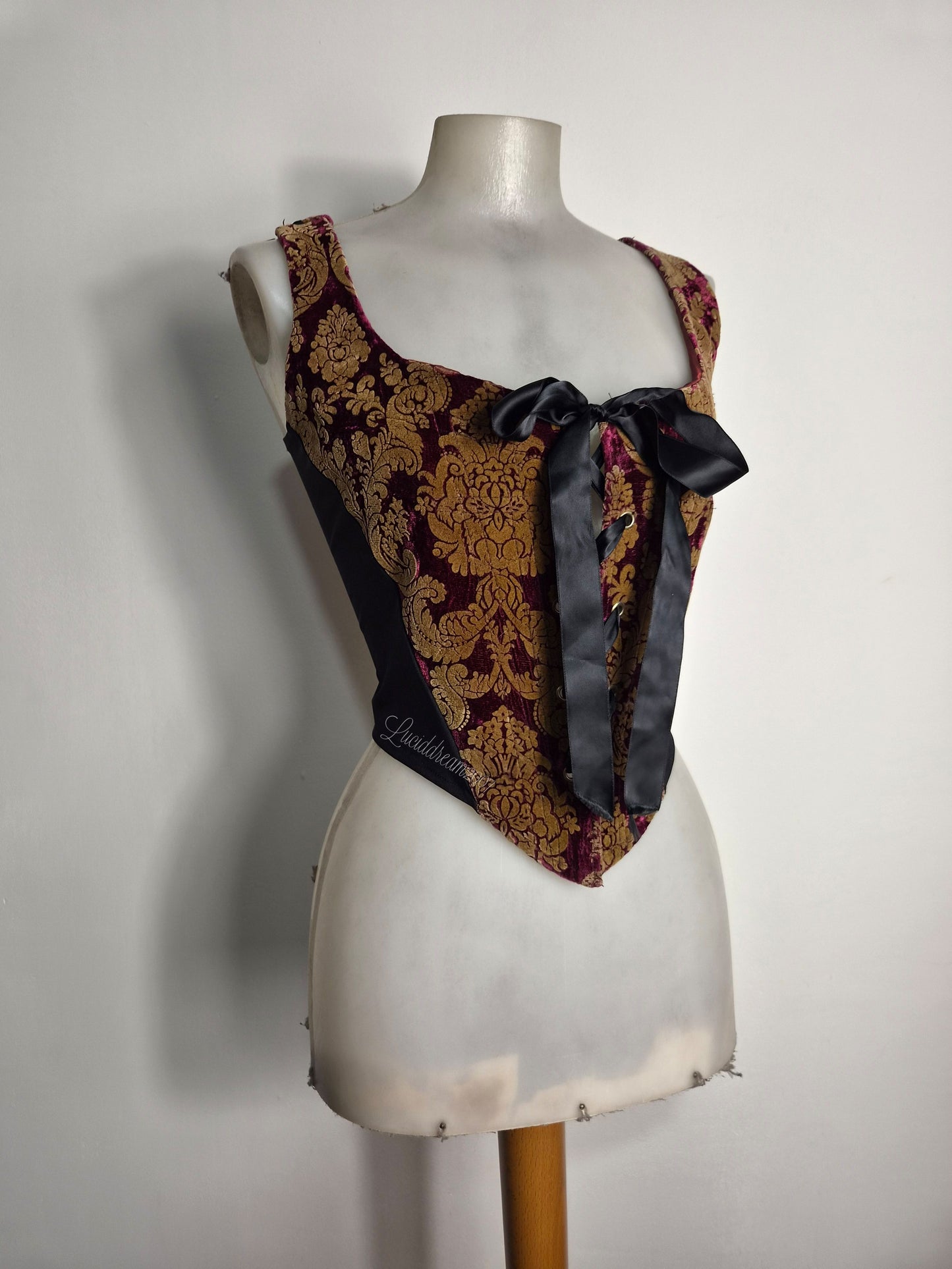 Raven corset top