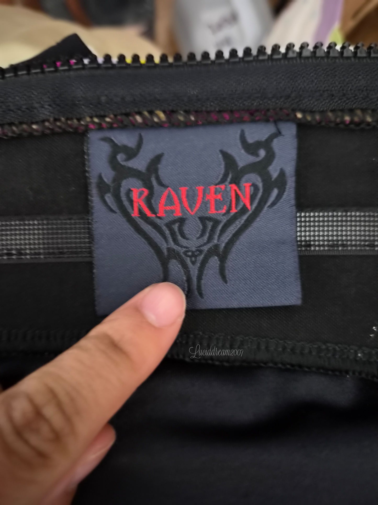 Raven corset top