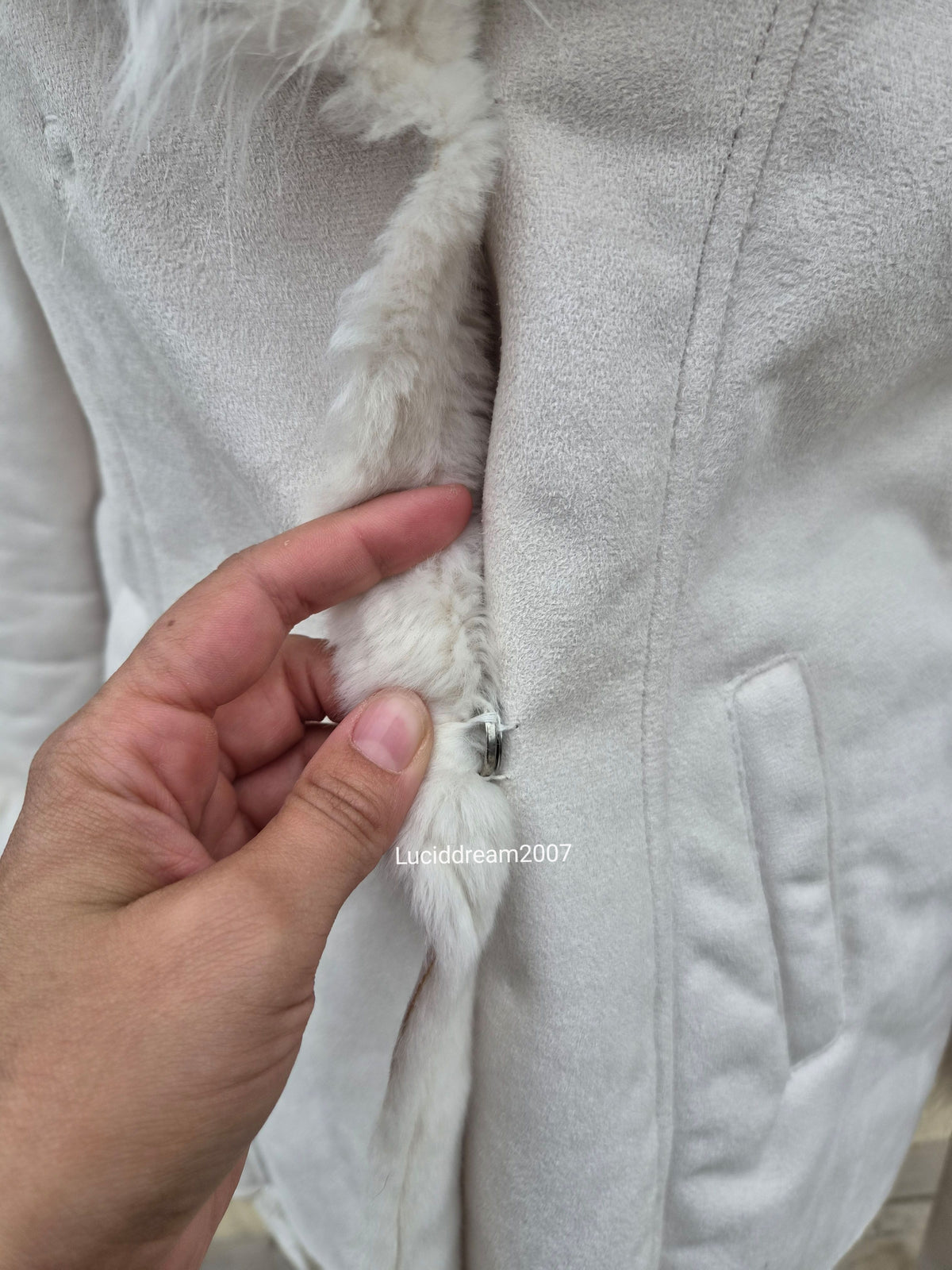 Manteau blanc Morgan de Toi