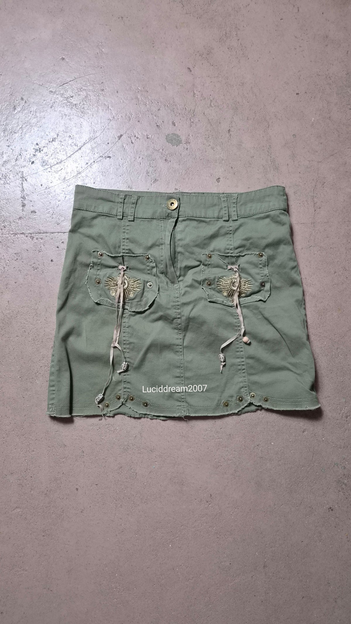 Mini jupe style cargo