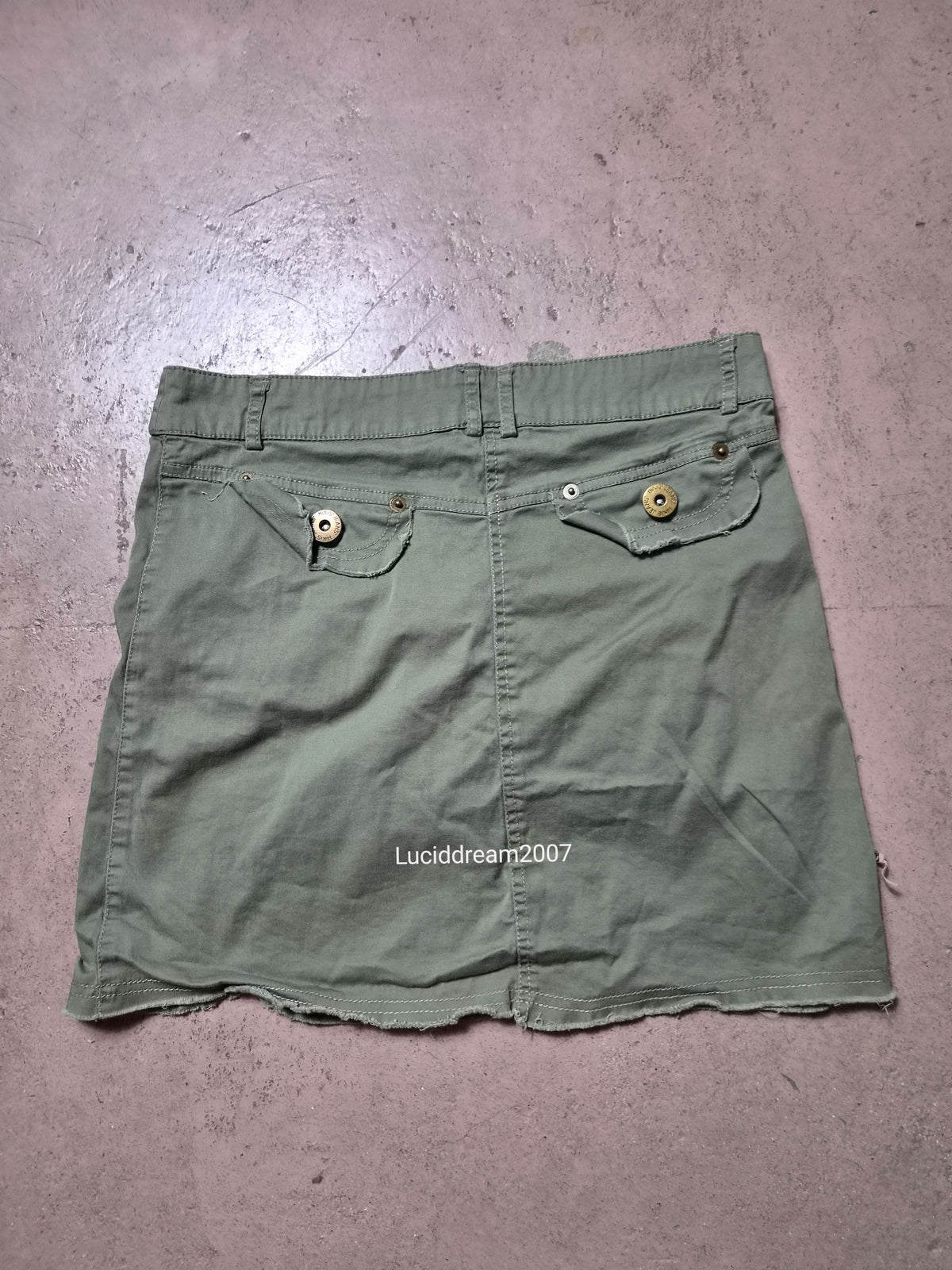 Mini jupe style cargo