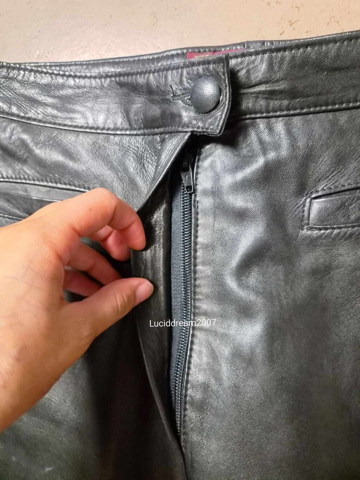 Pantalon en cuir Skin Valley