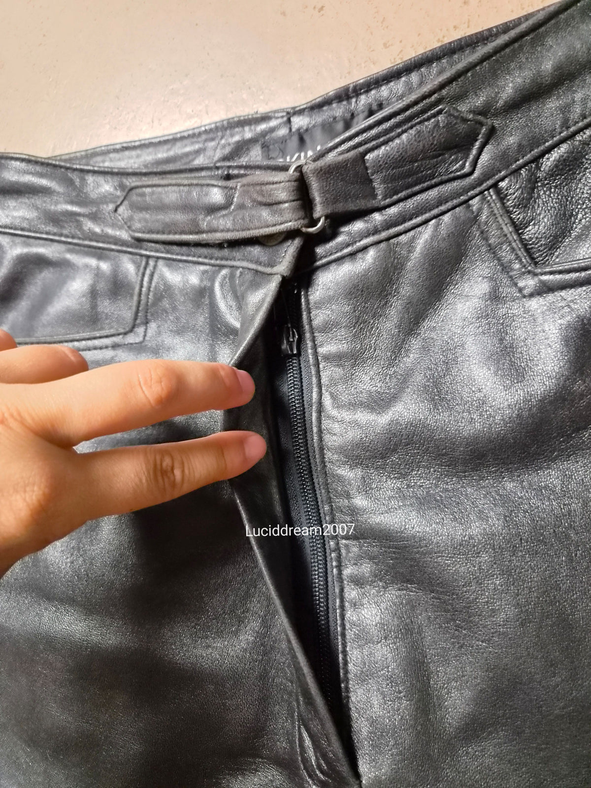 Pantalon en cuir Skin Valley