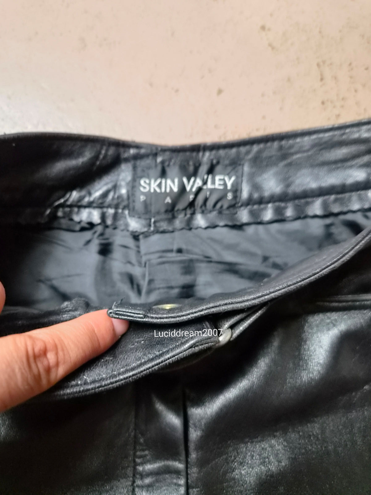 Pantalon en cuir Skin Valley