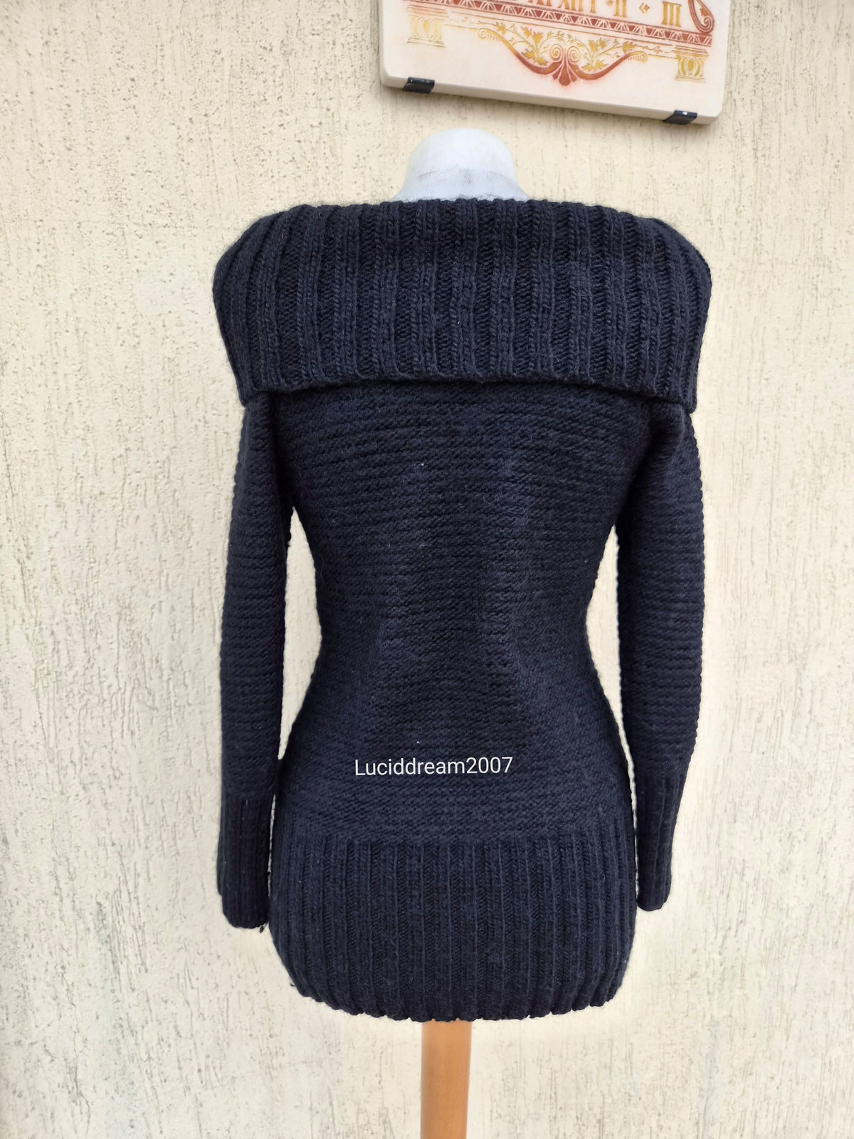 Morgan de Toi lace-up sweater
