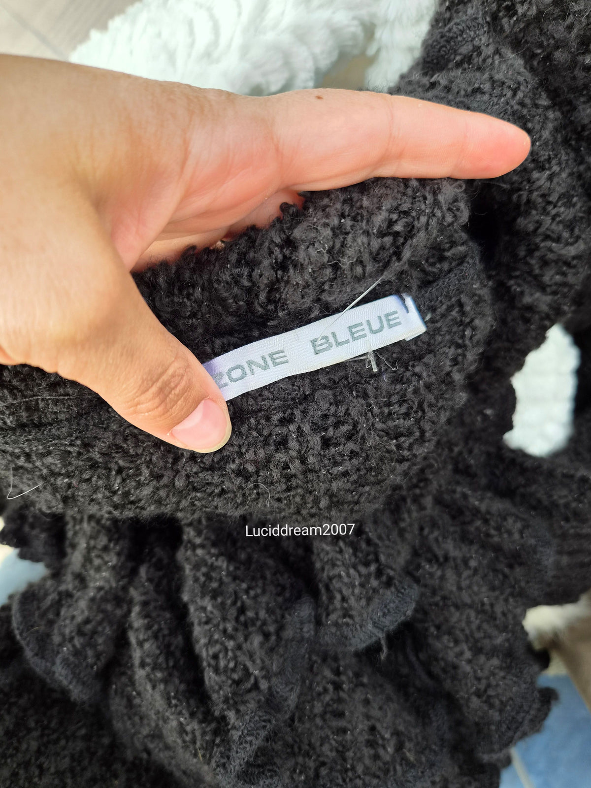 Maxi cardigan Zone Bleue
