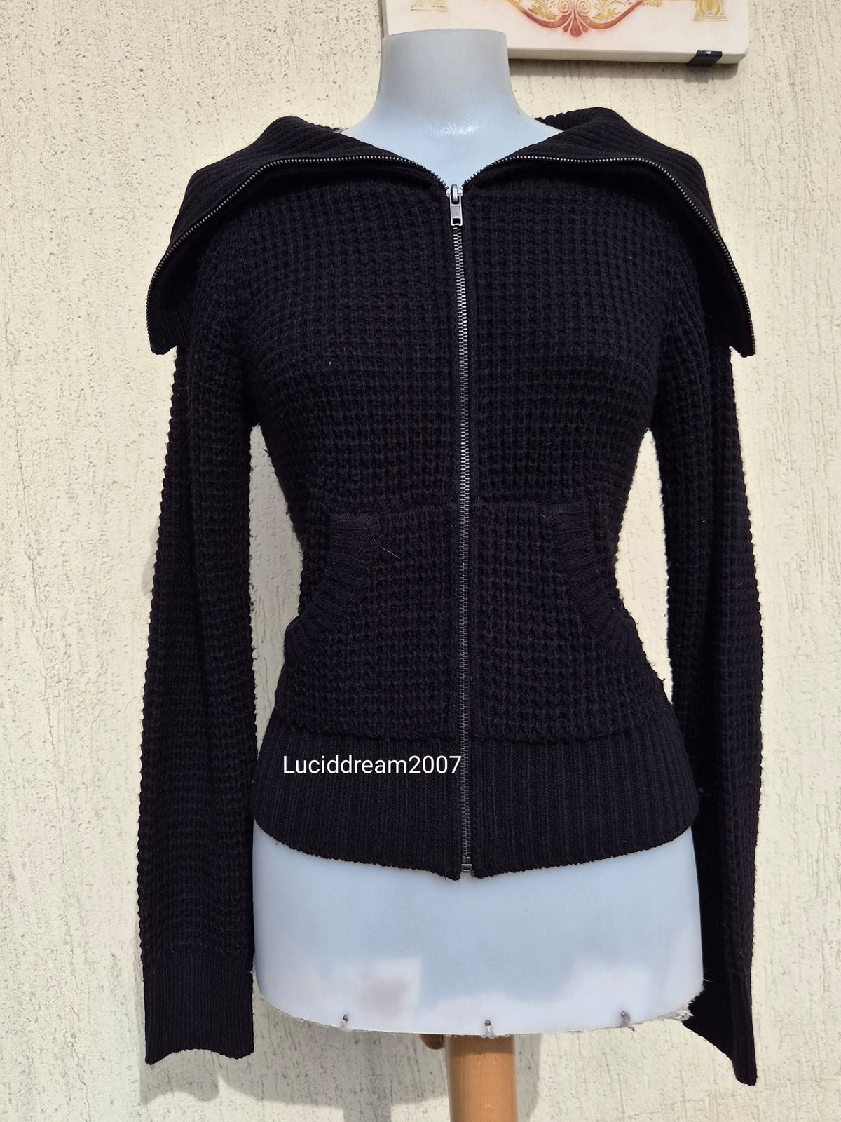 Cardigan tricot noir