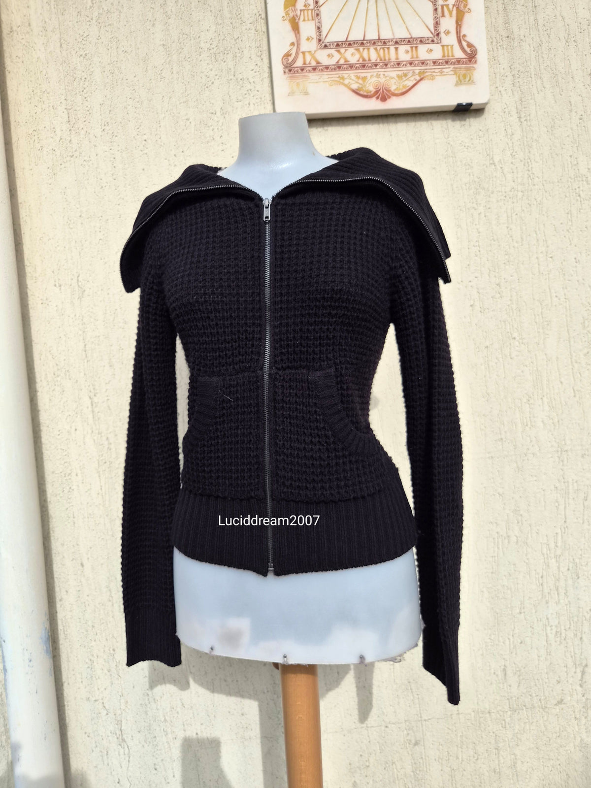 Cardigan tricot noir