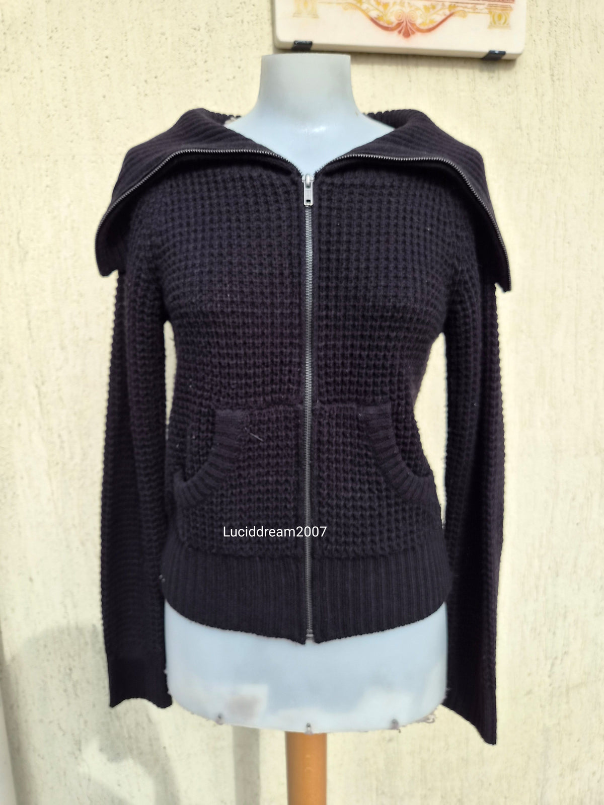 Cardigan tricot noir