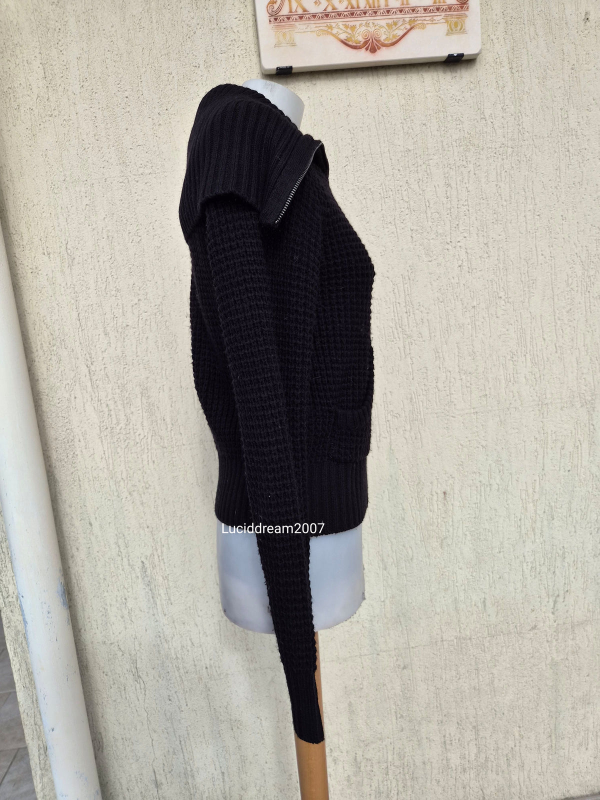 Cardigan tricot noir