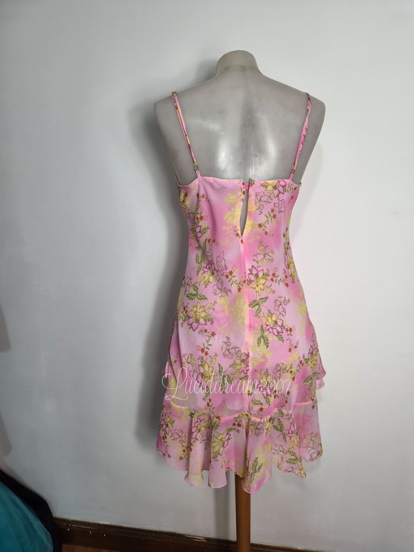 Robe en voile fleurie