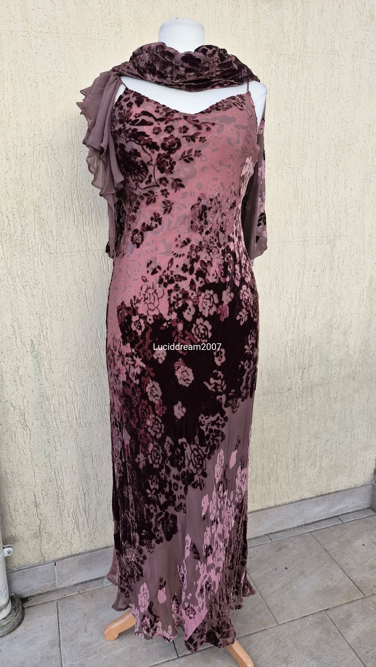 Robe motif velours Monsoon