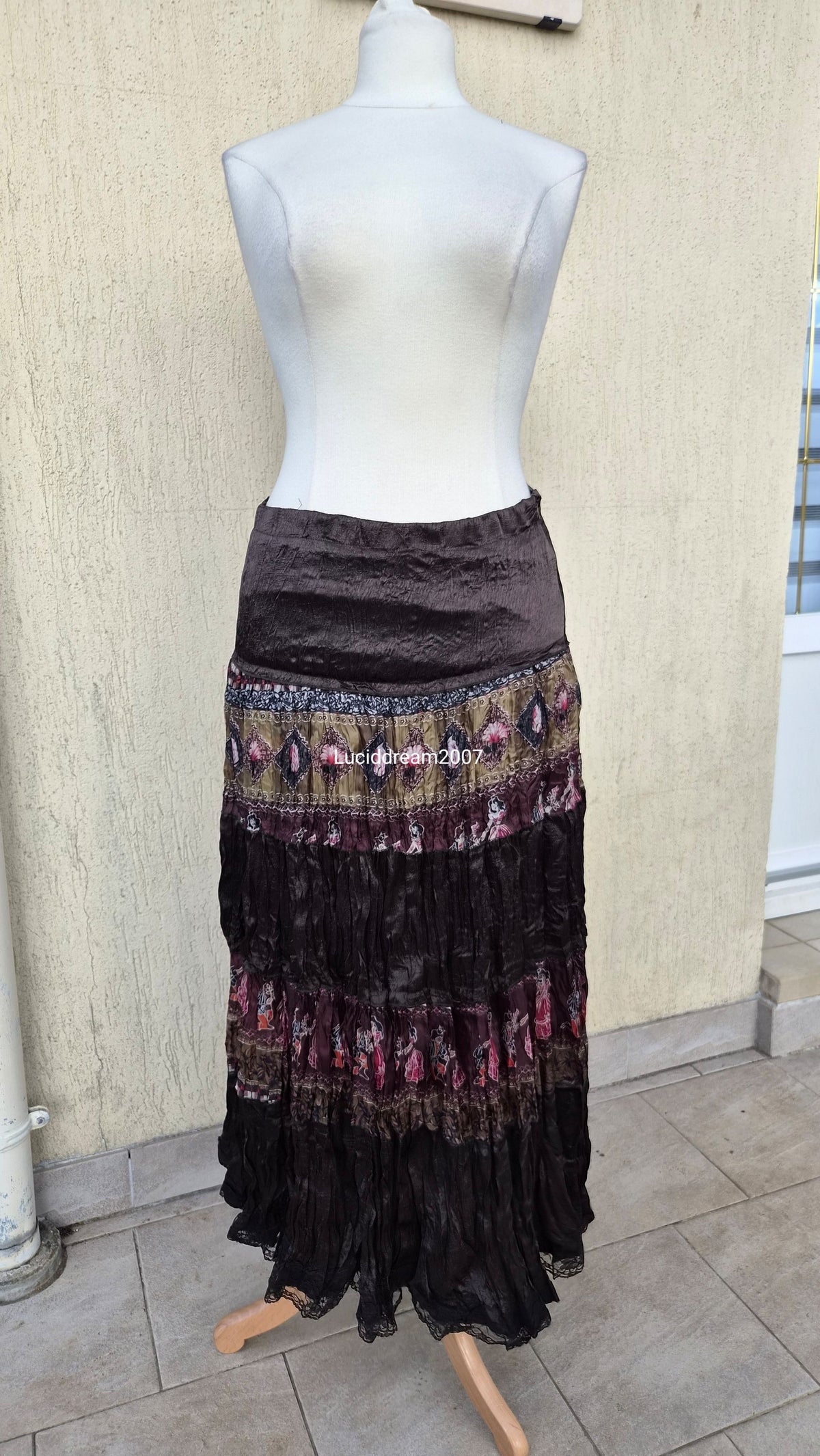 Jule à motif tons marron