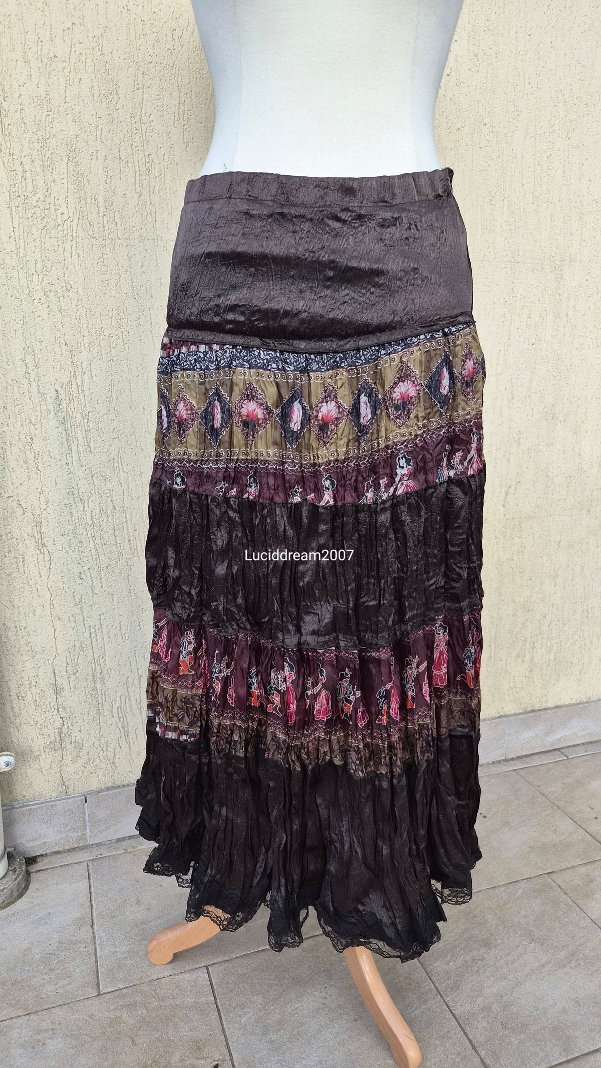 Jule à motif tons marron