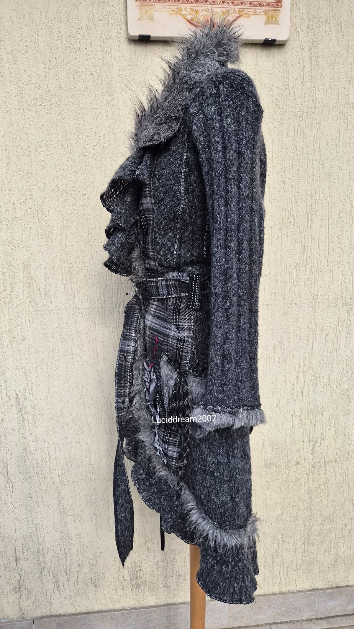 Maxi cardigan brodé