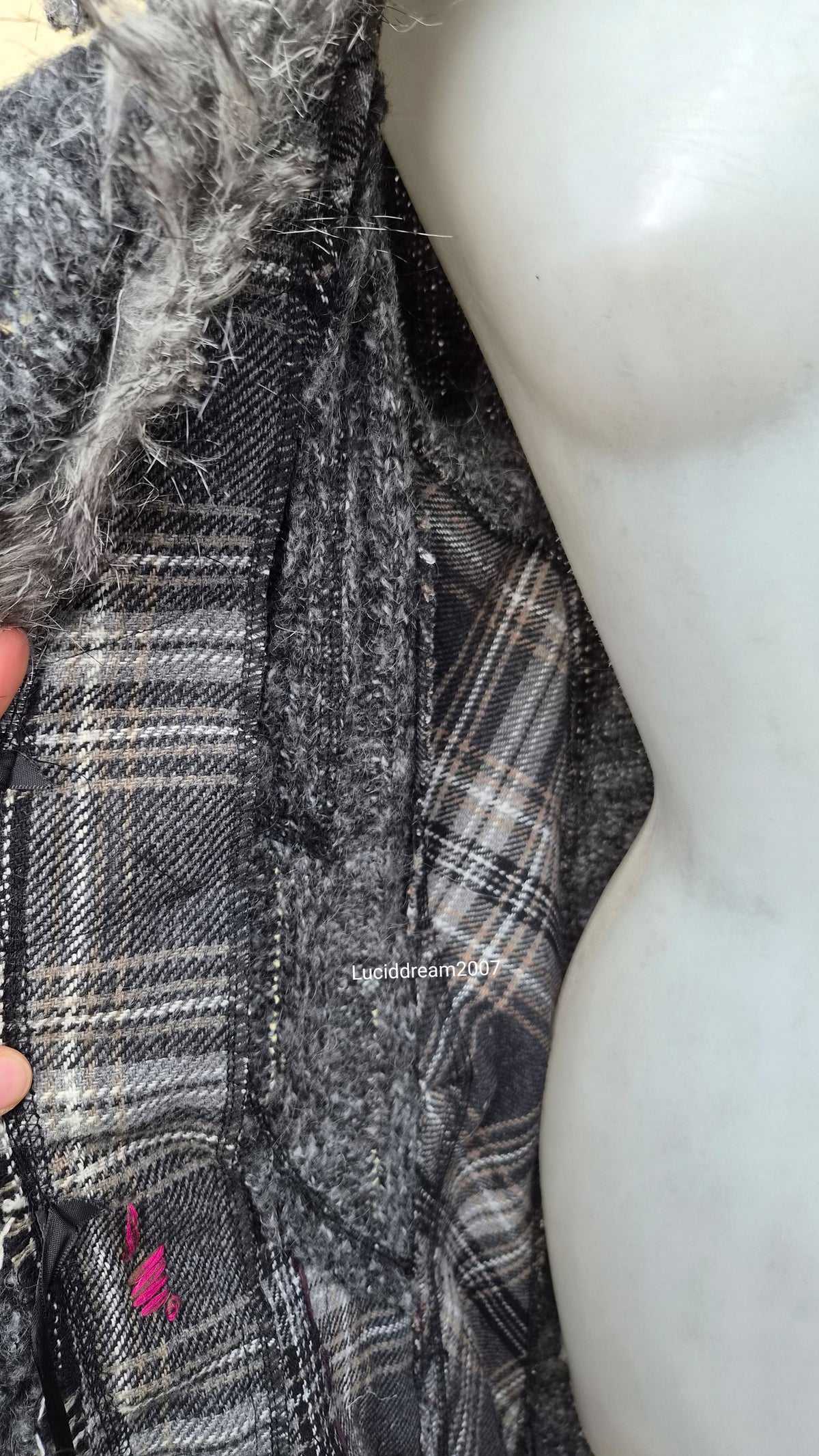 Maxi cardigan brodé