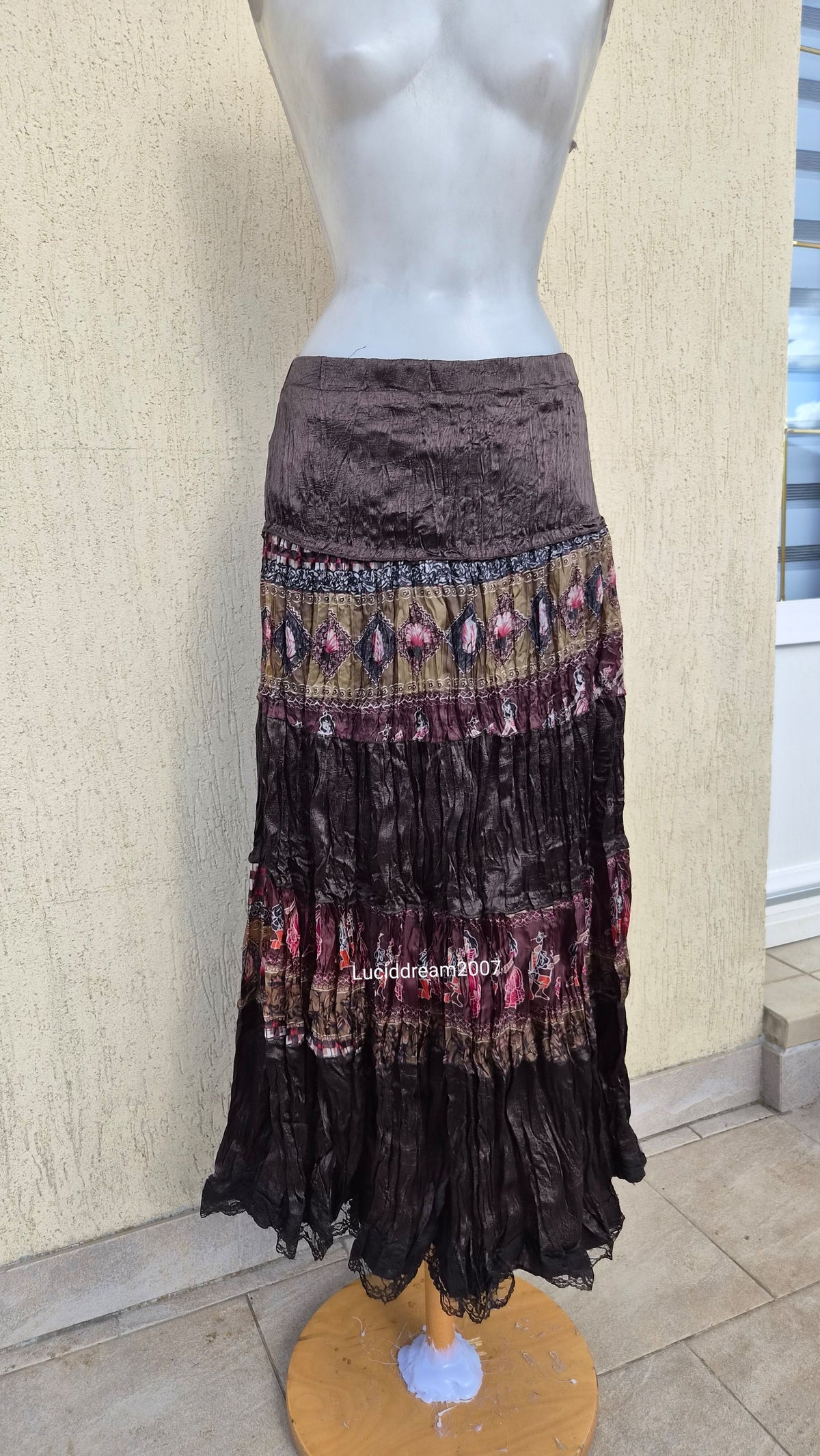 Jule à motif tons marron