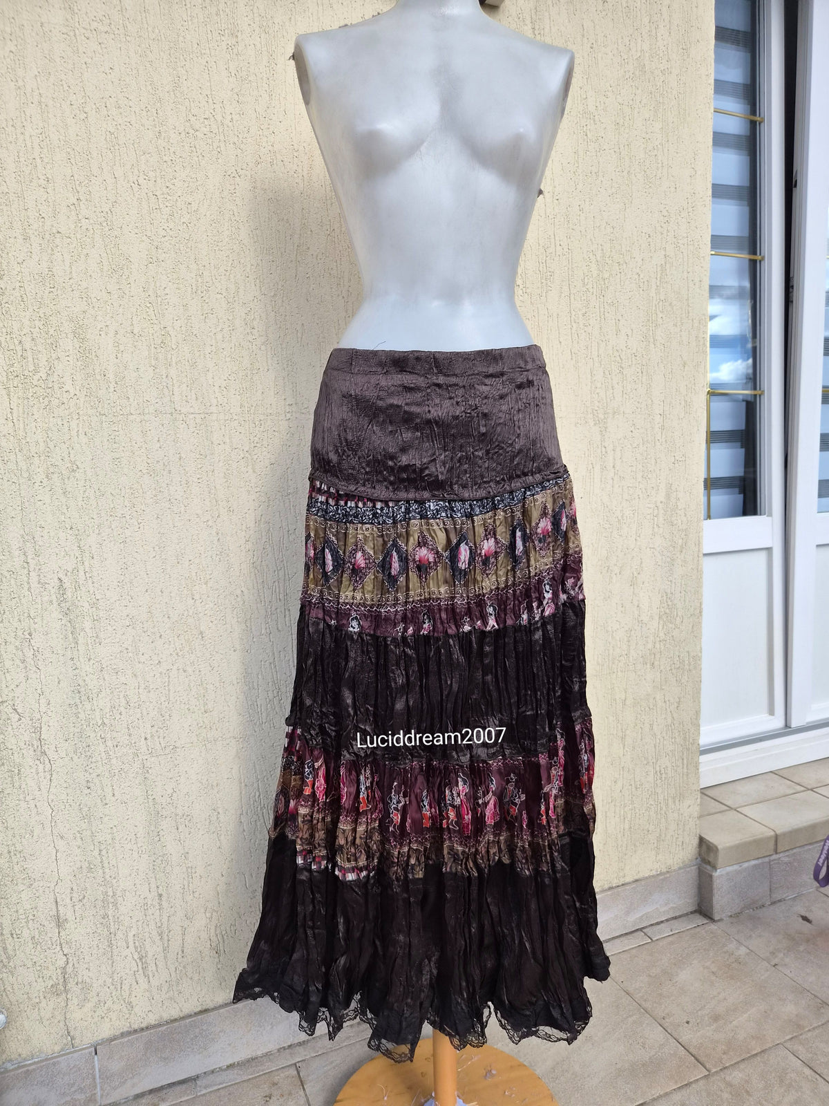 Jule à motif tons marron
