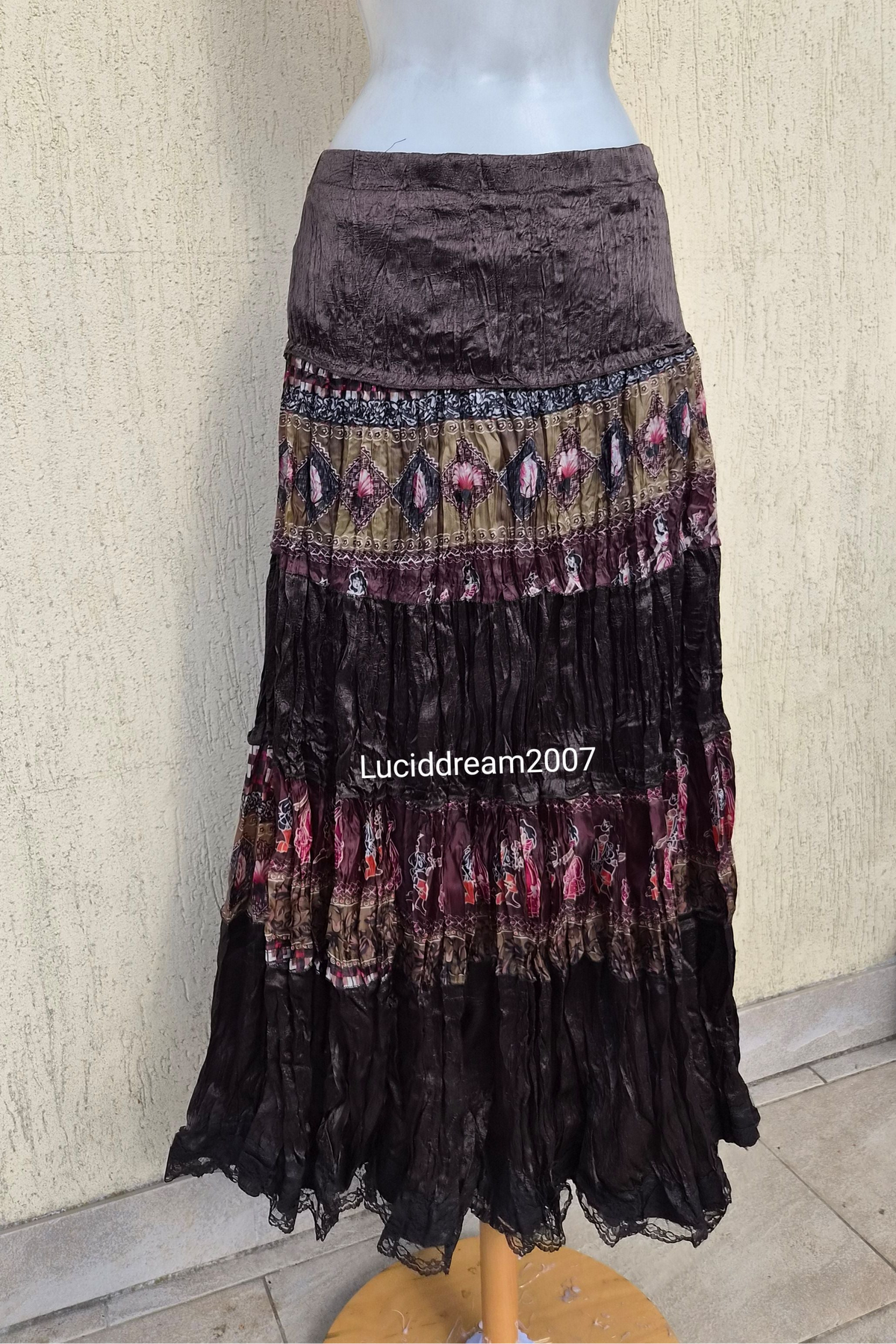 Jule à motif tons marron