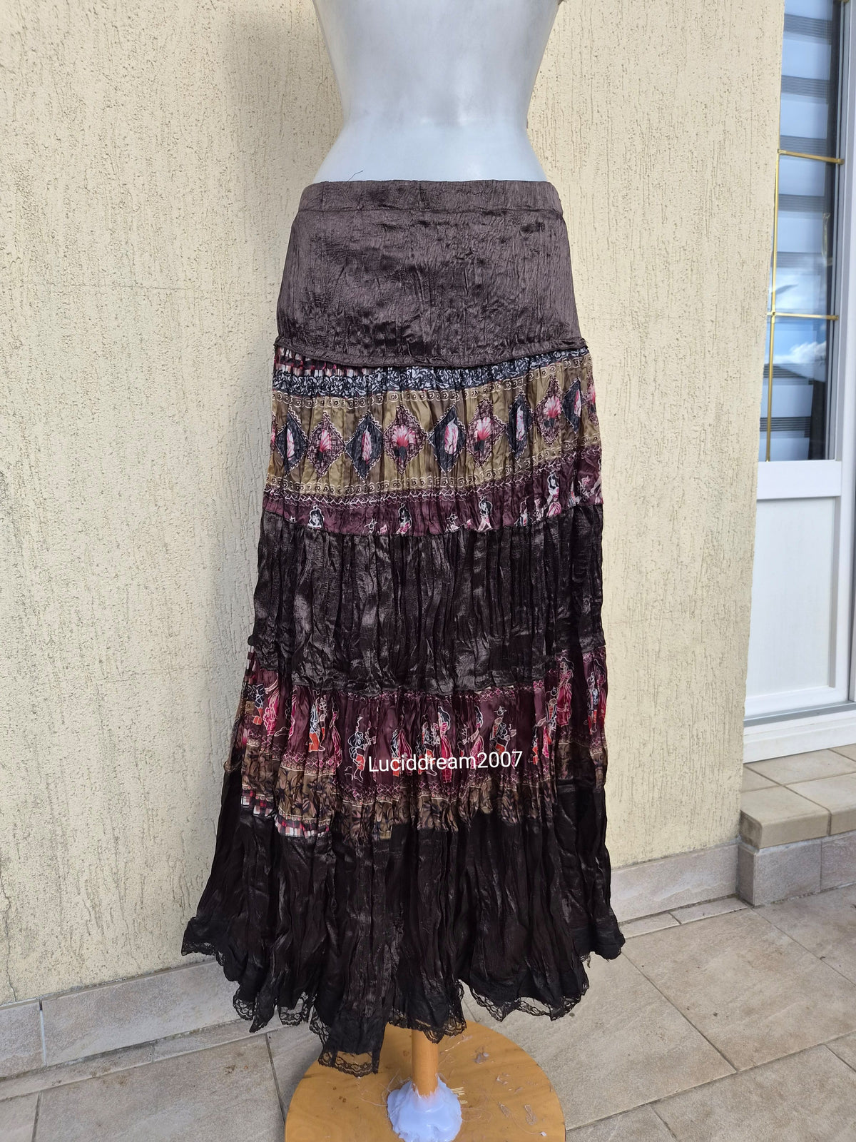 Jule à motif tons marron