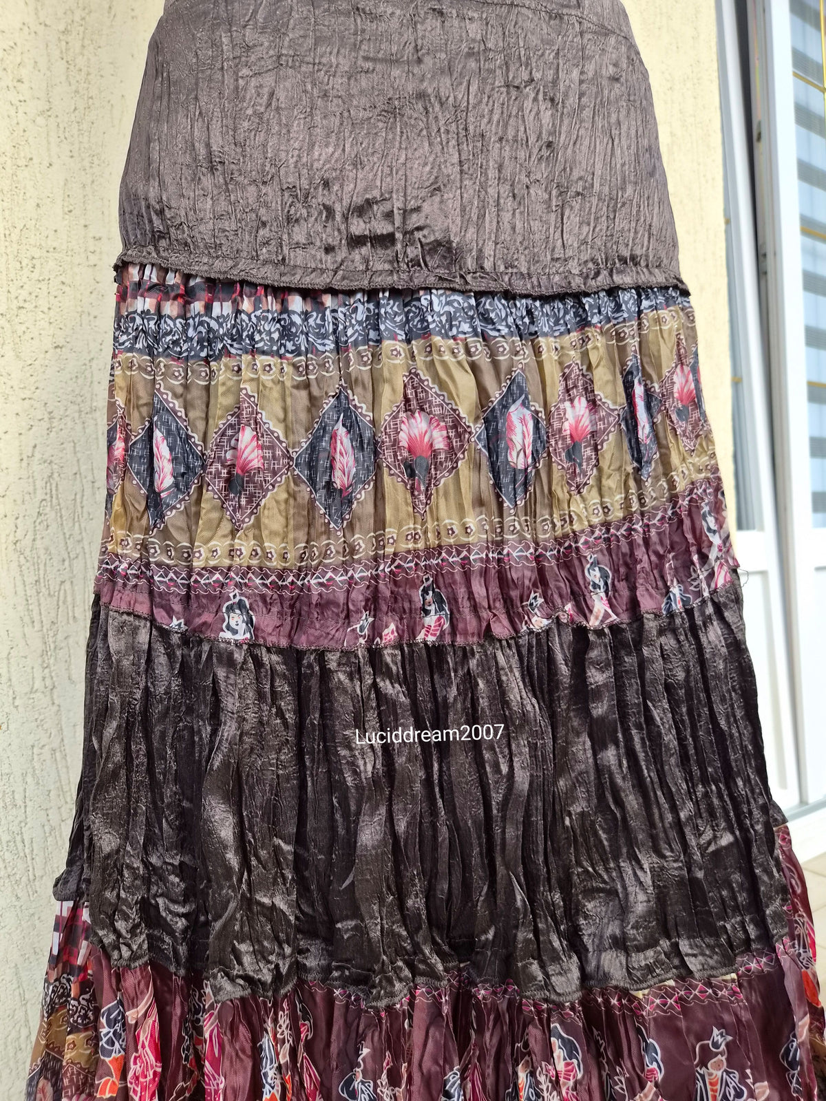 Jule à motif tons marron