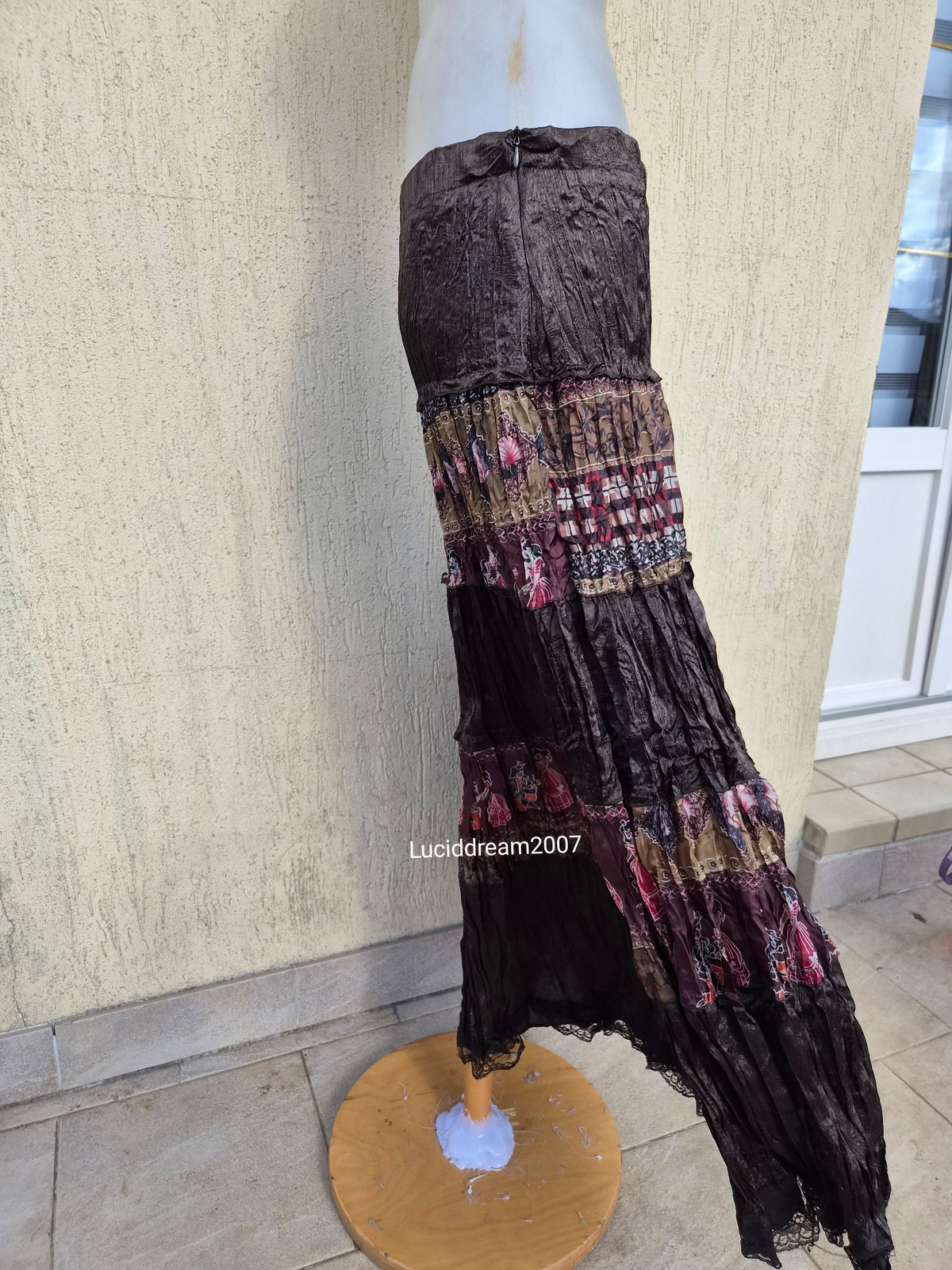 Jule à motif tons marron